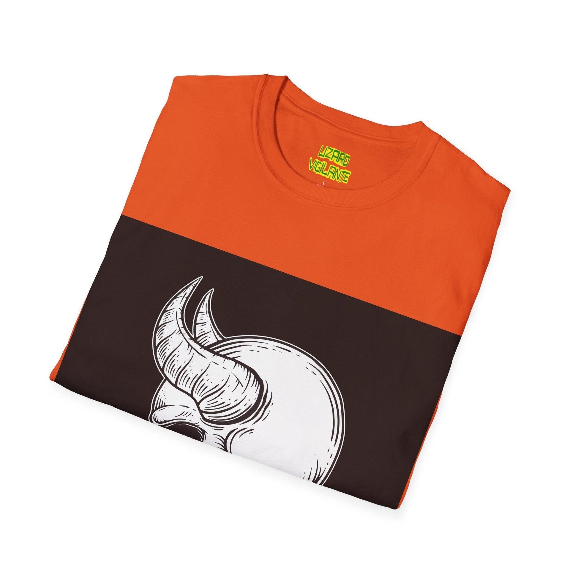 Horned Devil Unisex Softstyle T-Shirt - Lizard Vigilante