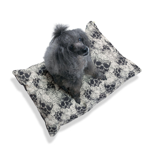 Ancient Skulls Pet Bed - Premium Pets from Printify - Just $43.54! Shop now at Lizard Vigilante