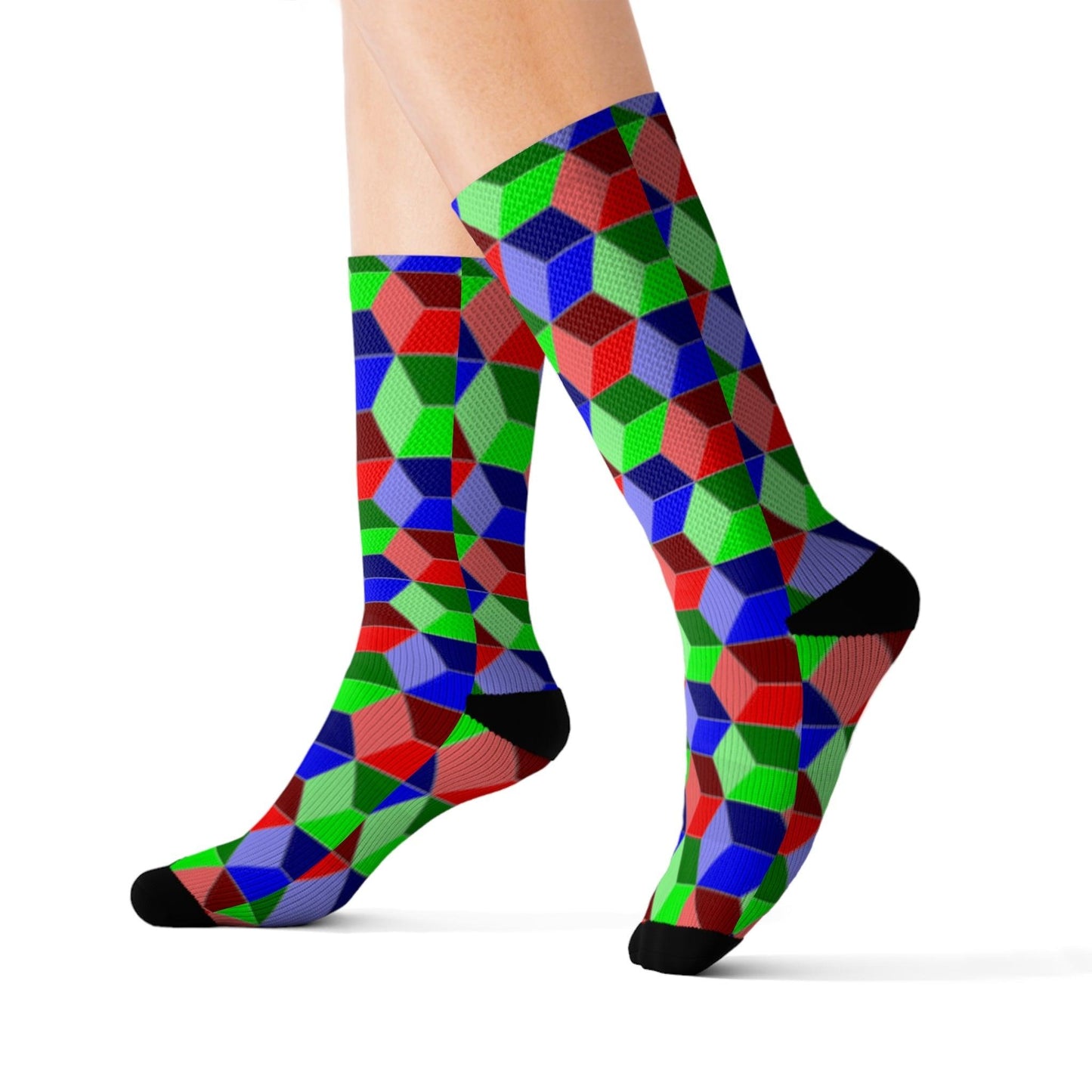 Qubed Sublimation Socks - Lizard Vigilante