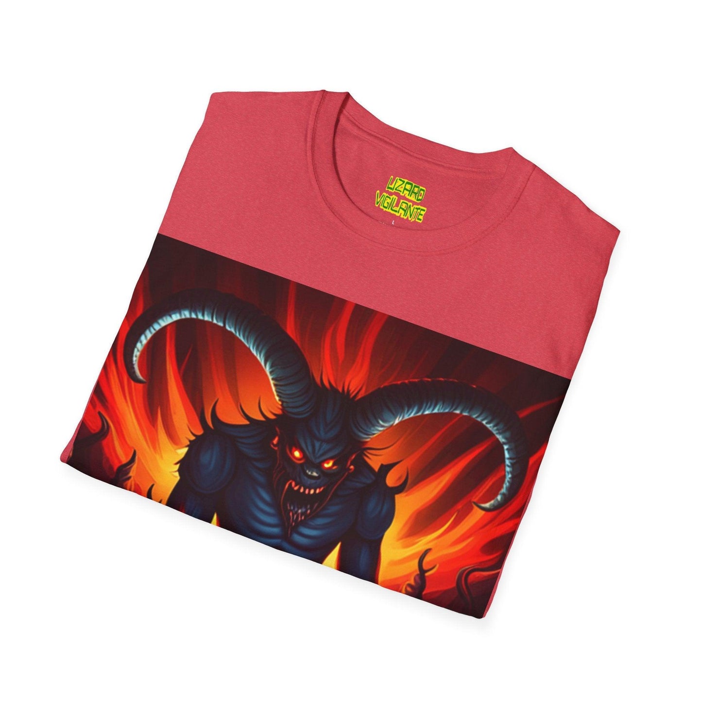 Horny Devil Unisex Softstyle T-Shirt - Lizard Vigilante