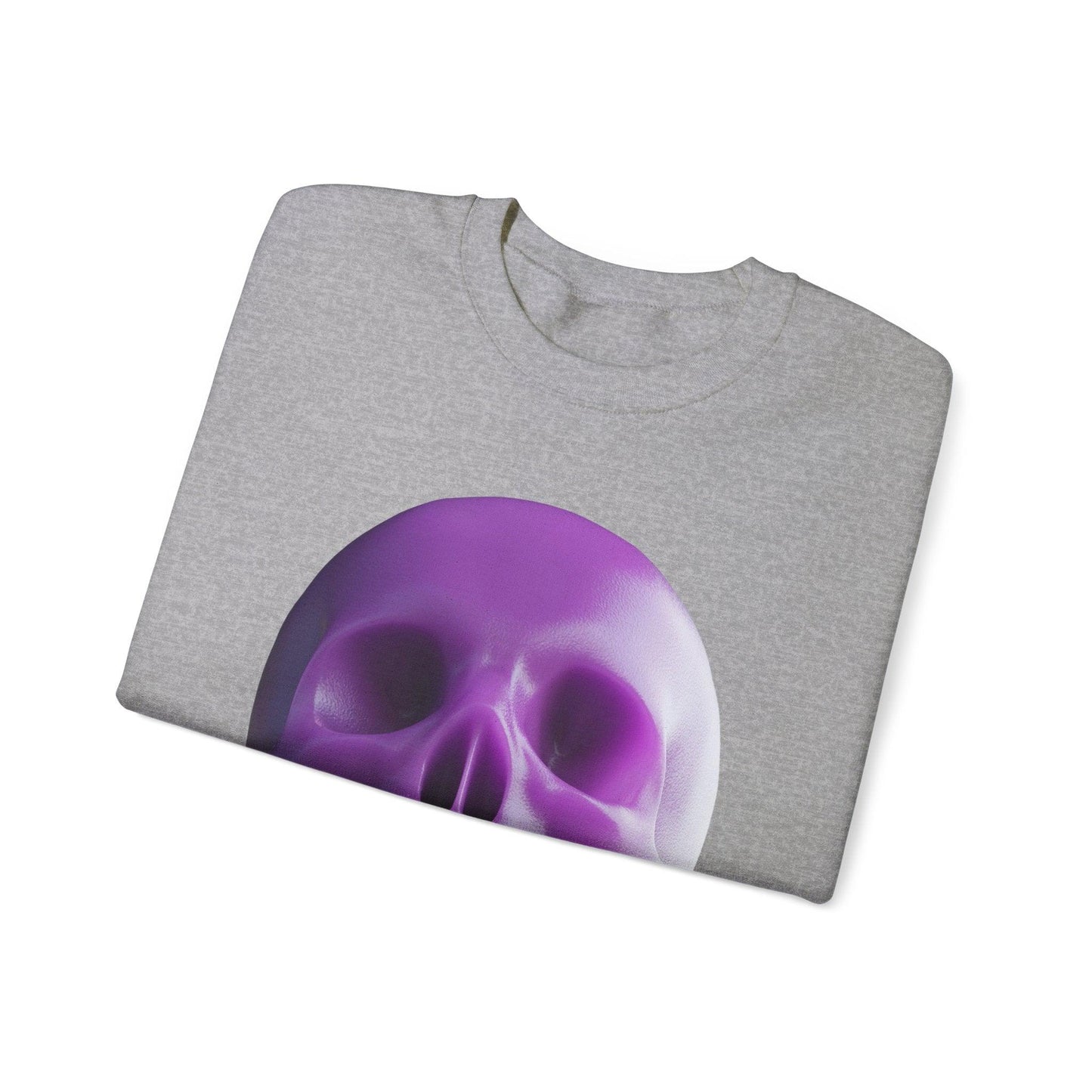 The Purple Skull of Glory Unisex Heavy Blend™ Crewneck Sweatshirt - Lizard Vigilante