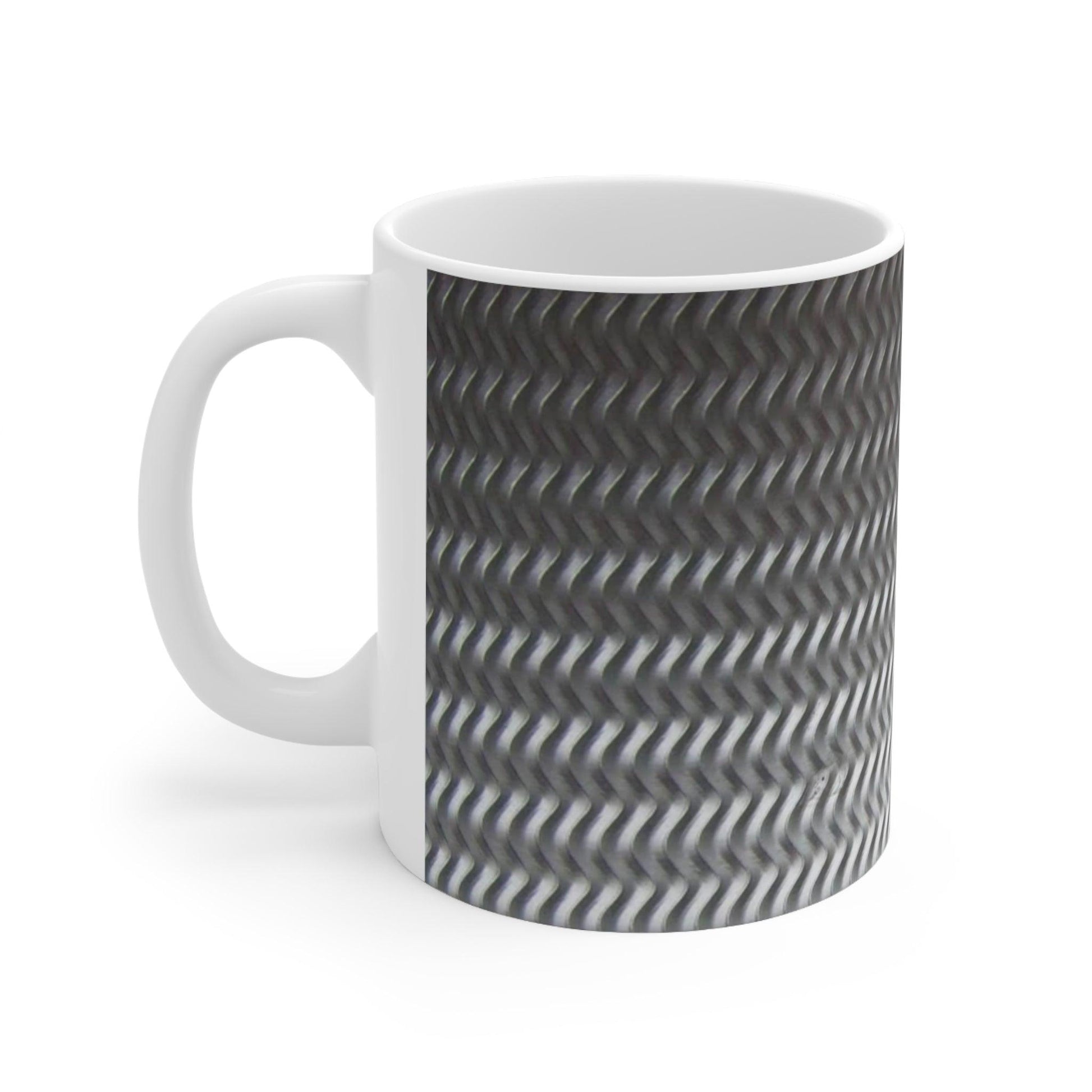 Aluminum Treads Ceramic Mug 11oz - Lizard Vigilante