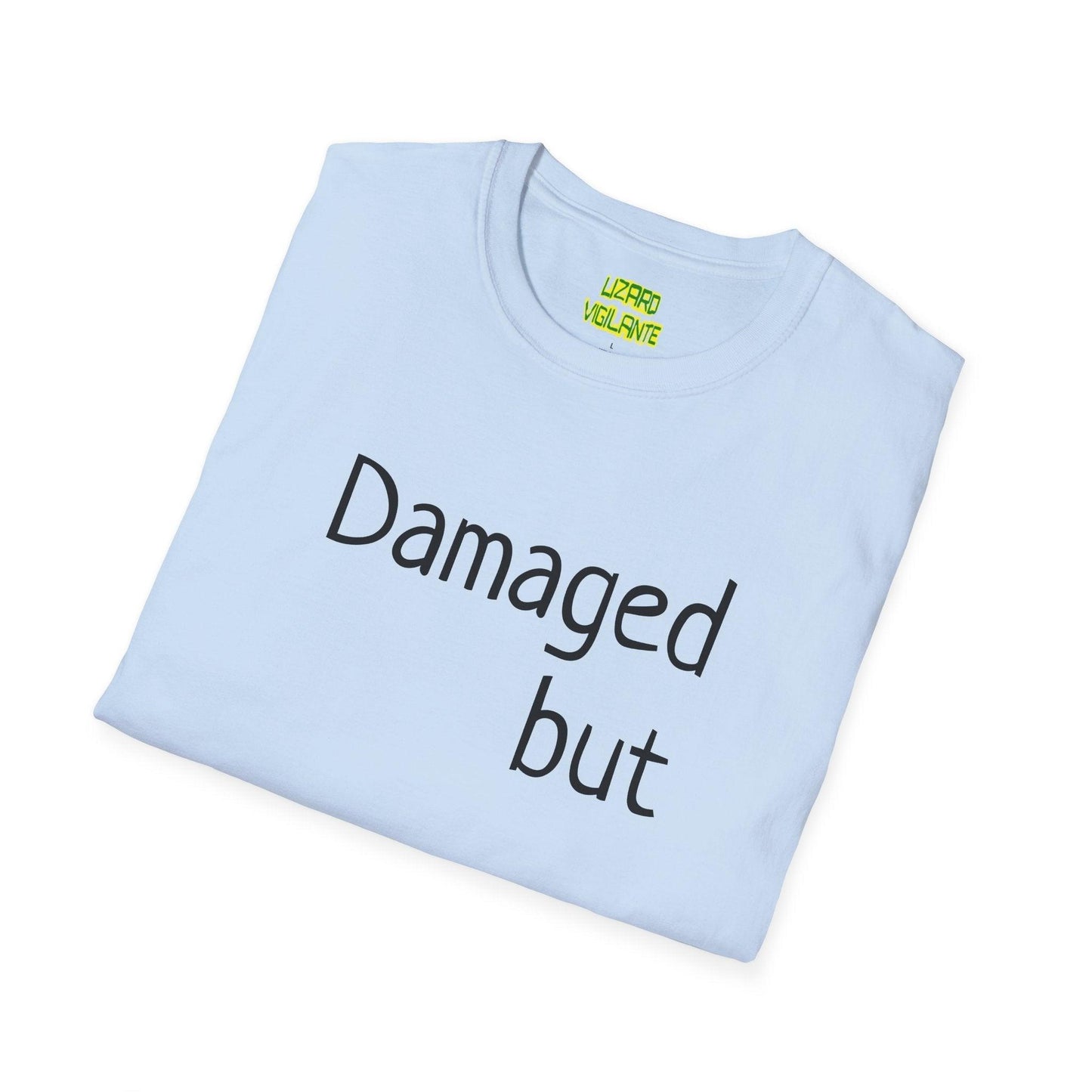 Damaged but doable. Unisex Softstyle T-Shirt - Lizard Vigilante