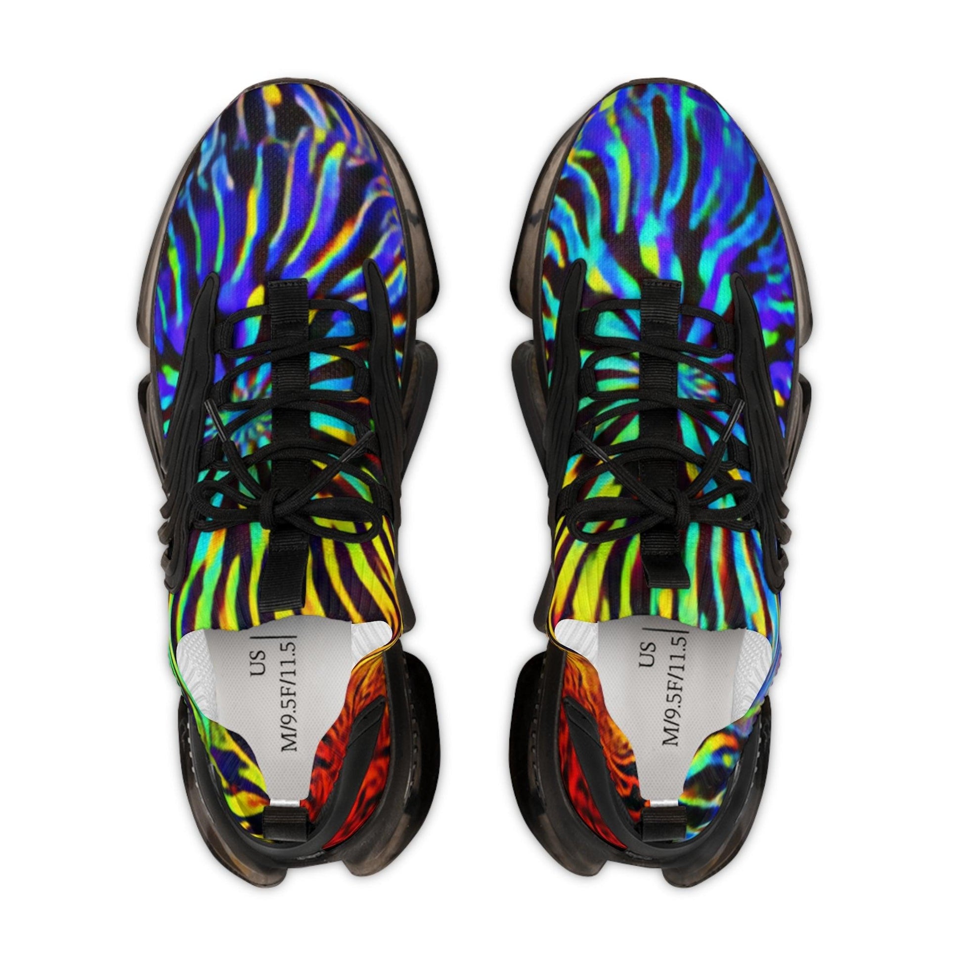 Tie Dyed Men's Mesh Sneakers - Lizard Vigilante