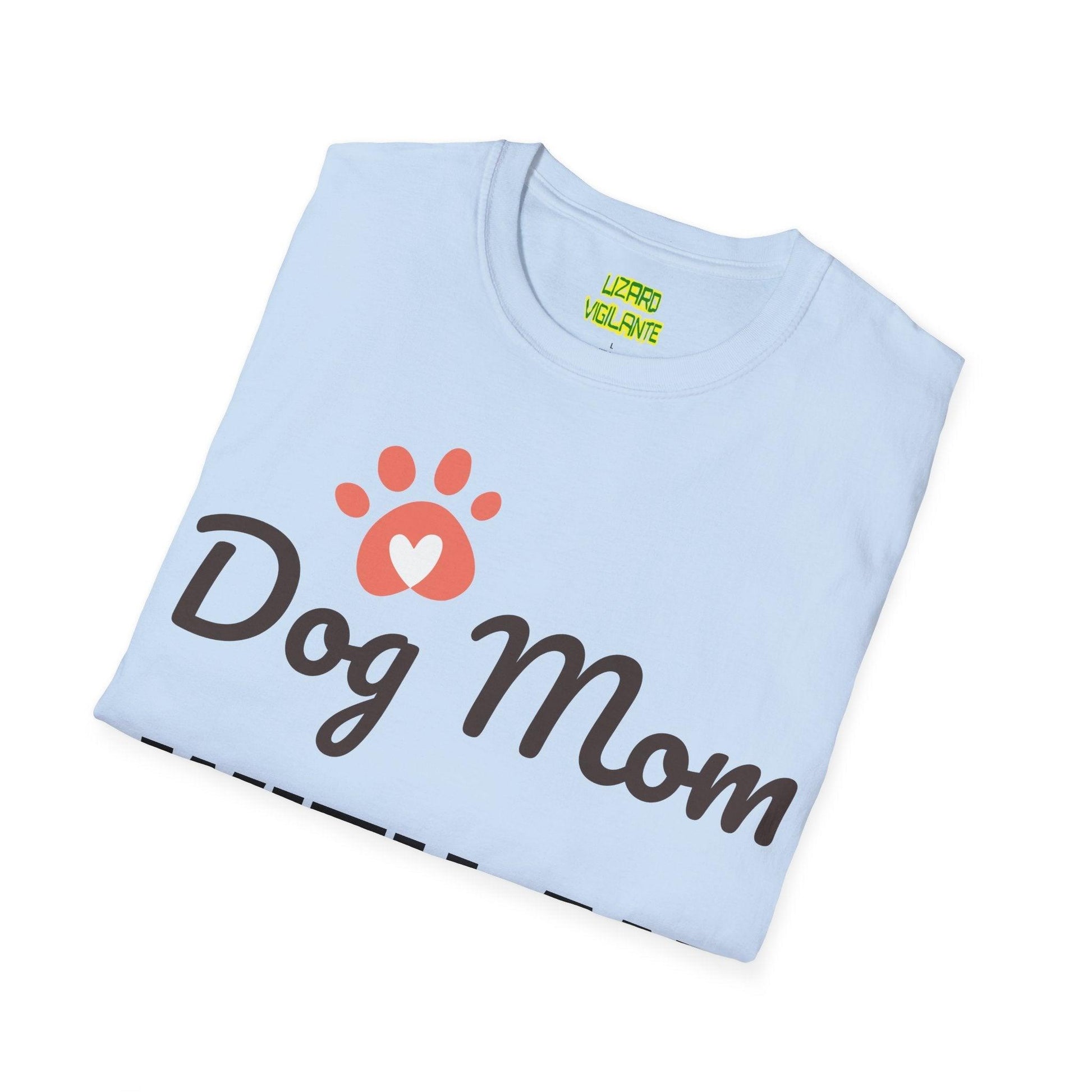 Dog Mom WITH AN ATTITUDE Unisex Softstyle T-Shirt - Lizard Vigilante