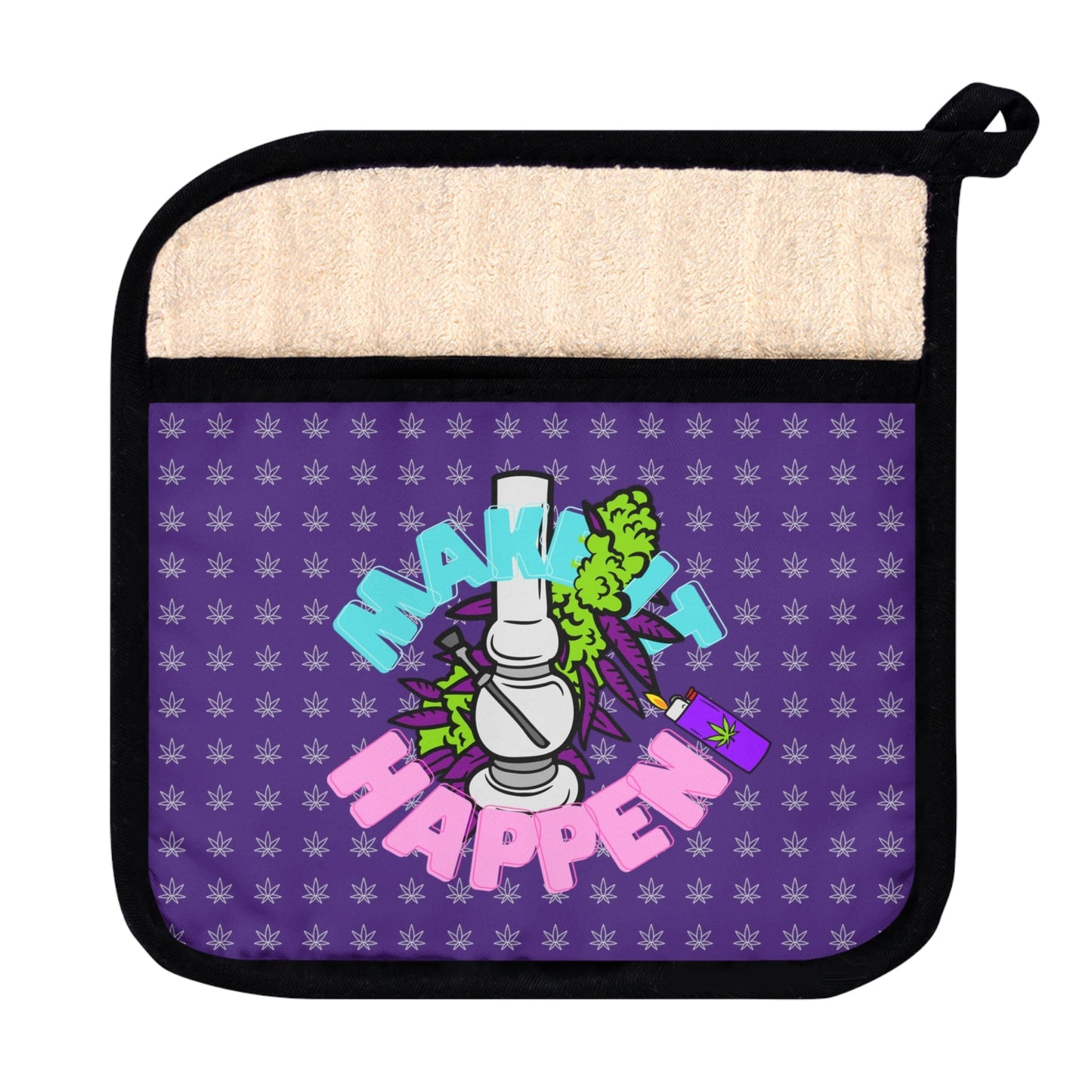 Make It Happen Cannabis Pot Holder with Pocket