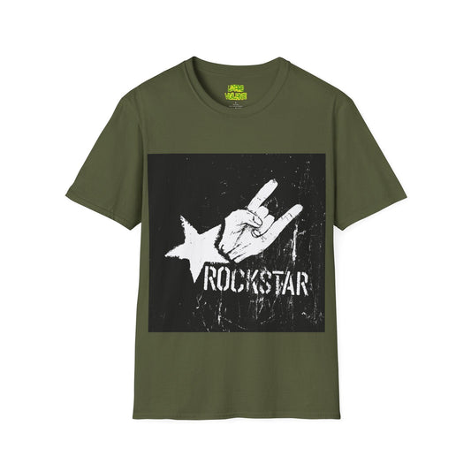 Rockstar Hand Sign Unisex Softstyle T-Shirt - Lizard Vigilante