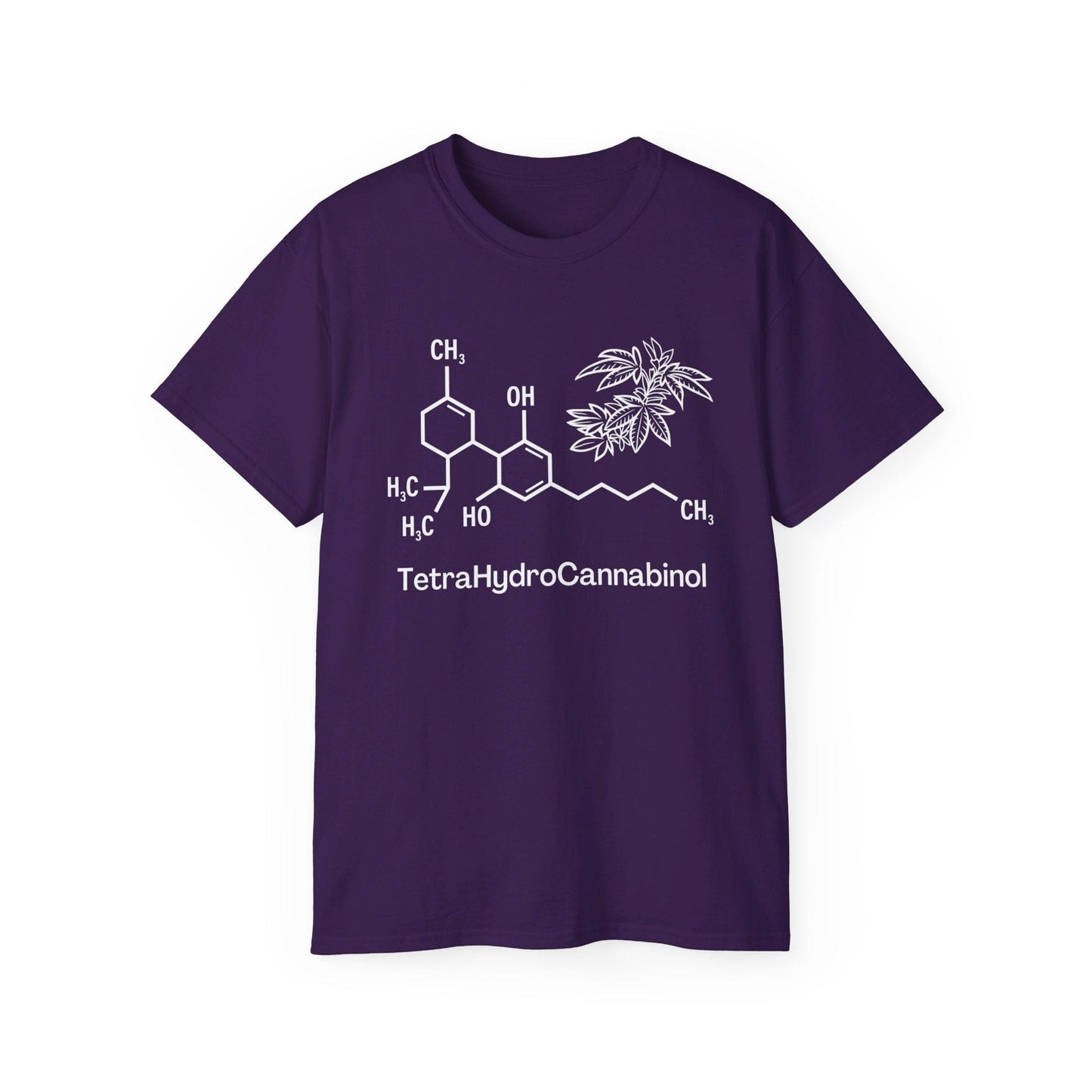 Tetrahydrocannabinol (THC) Molecule Weed Shirt