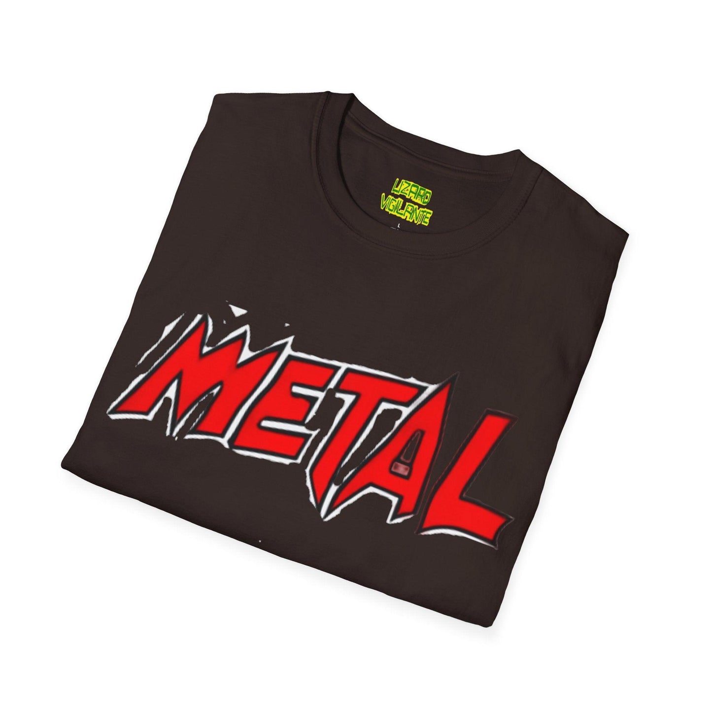 METAL Fontoon Unisex Softstyle T-Shirt - Lizard Vigilante