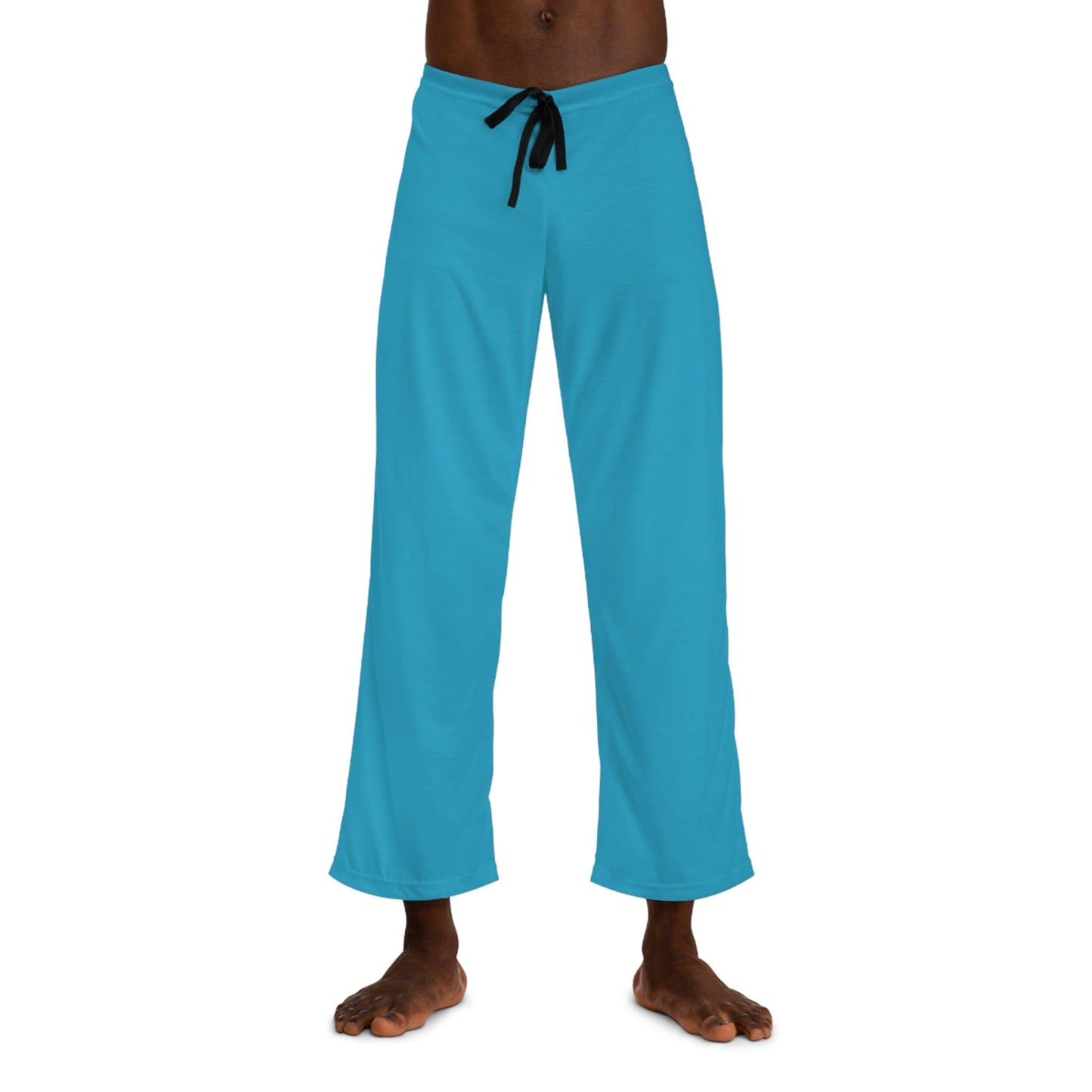 Men's Pajama Pants - Turquoise - Lizard Vigilante