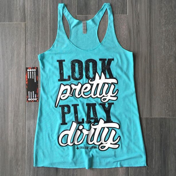 Look Pretty Play Dirty Tank (Multiple Colors)