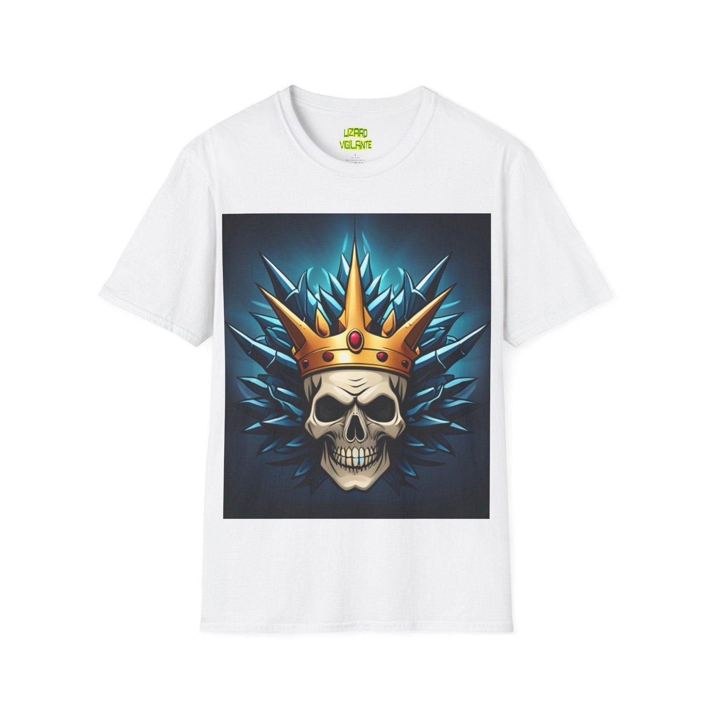 Blue Skeleton Queen Unisex Softstyle T-Shirt - Lizard Vigilante