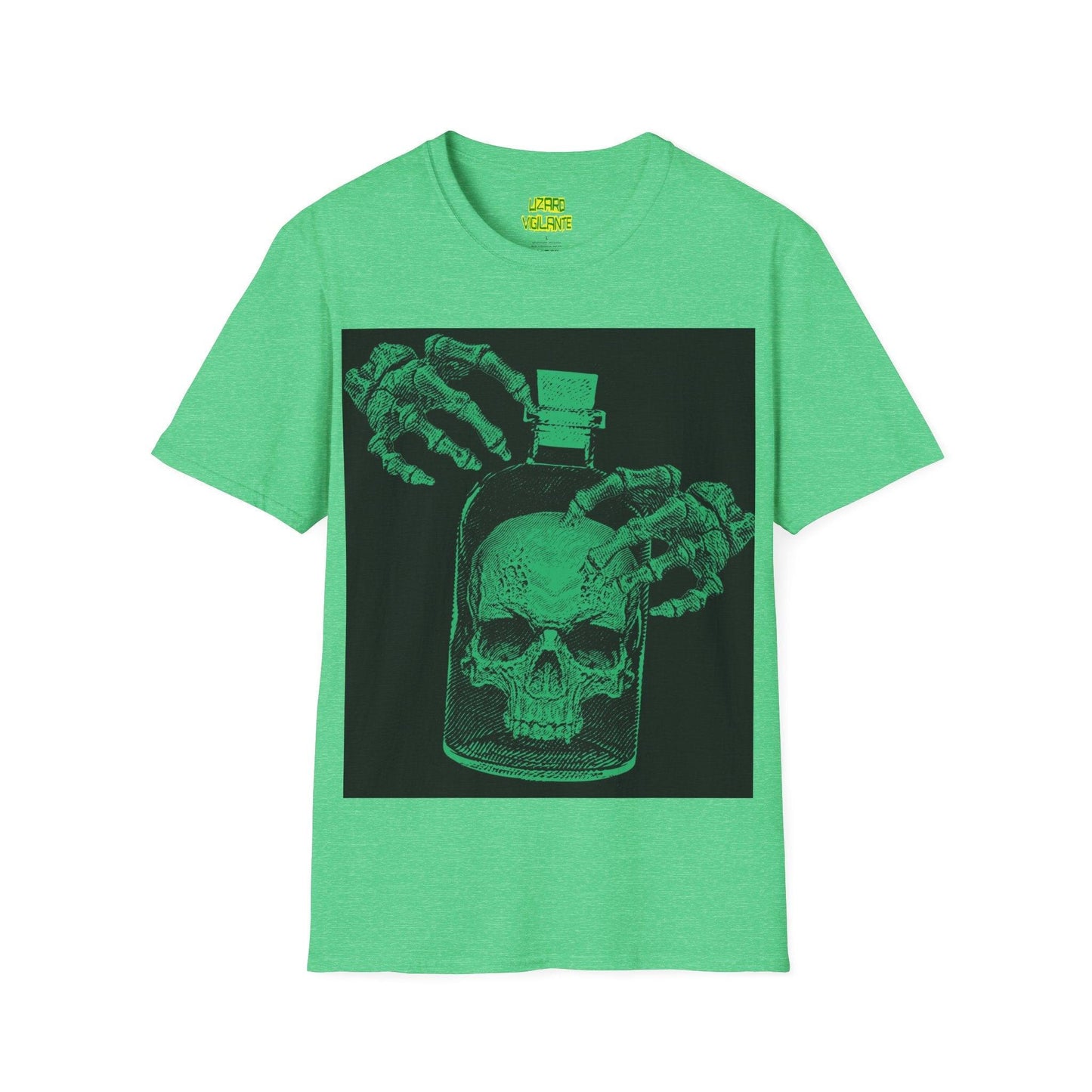 Skull in a Jar Unisex Softstyle T-Shirt - Lizard Vigilante