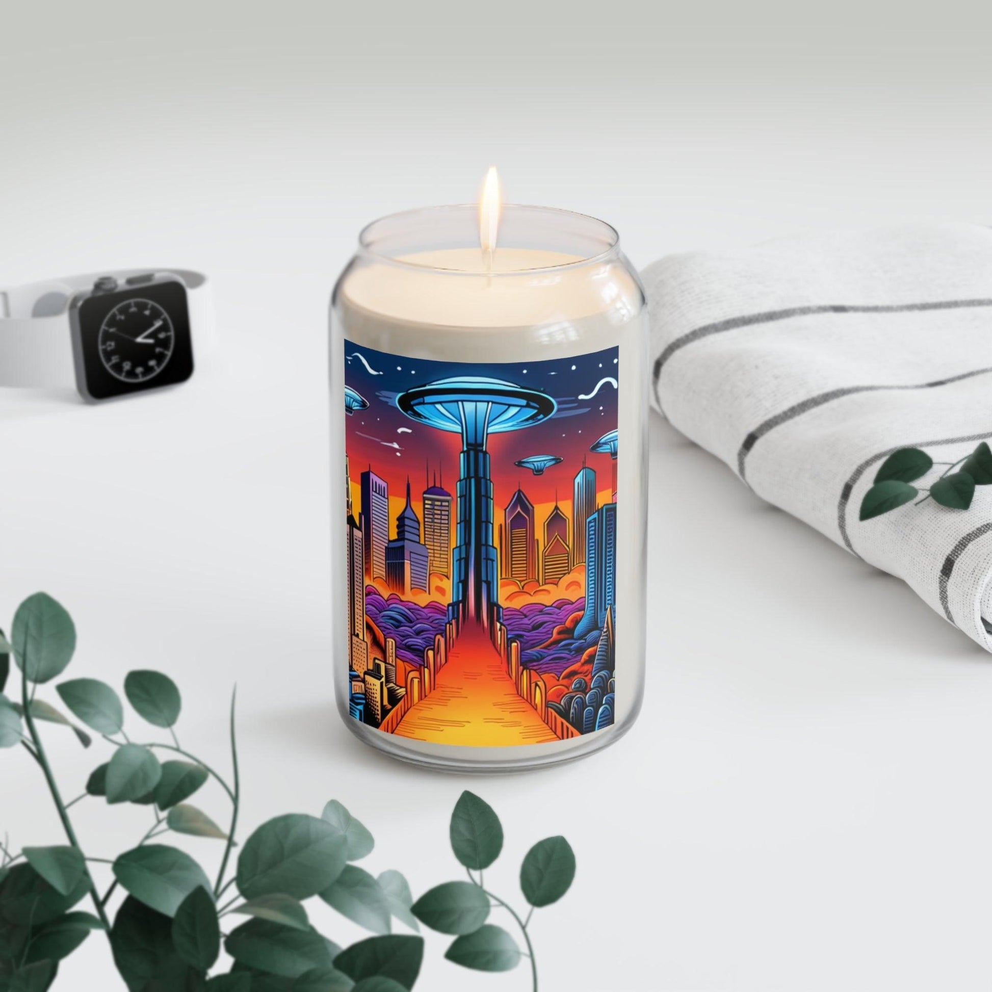 UFOCity Scented Candle, 13.75oz - Lizard Vigilante