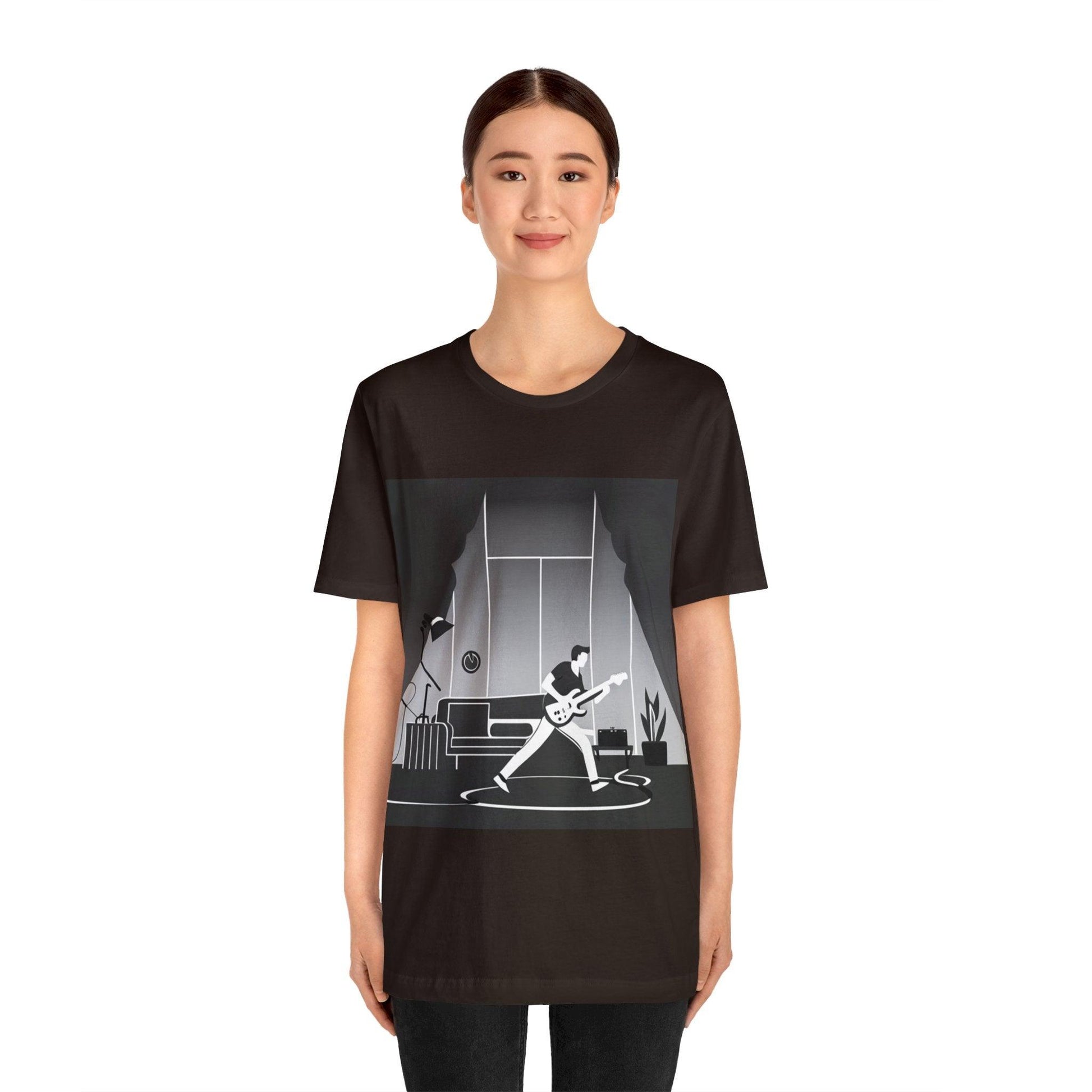 Living Room Jam Unisex Jersey Short Sleeve Tee - Lizard Vigilante