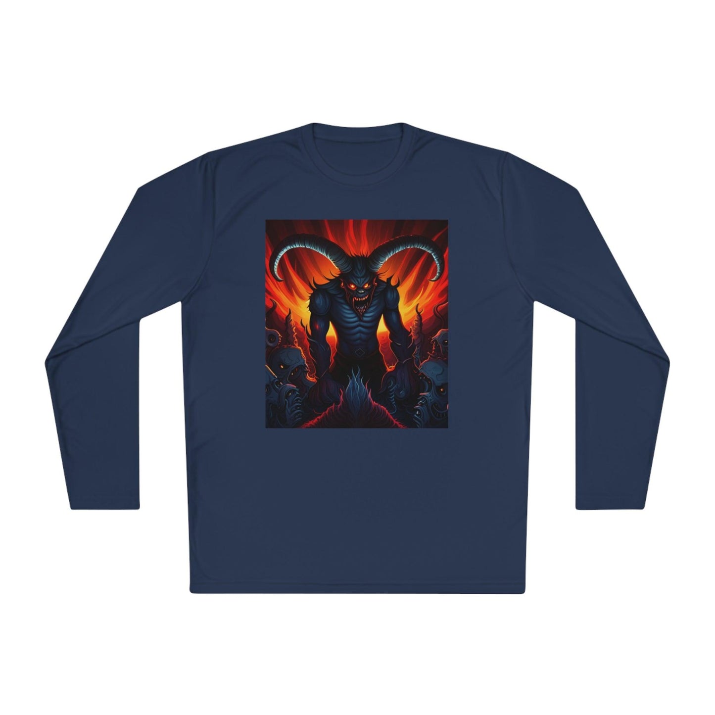 Horny Devil Unisex Lightweight Long Sleeve Tee - Lizard Vigilante