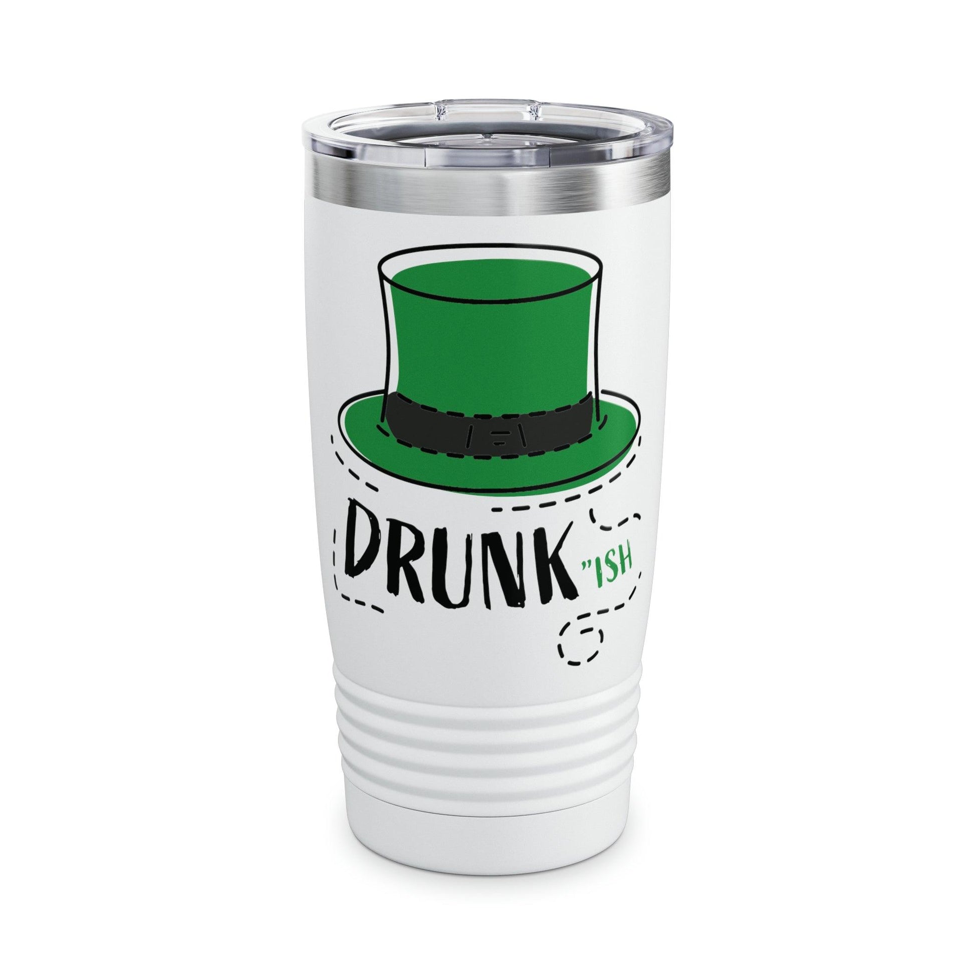 DRUNK... ish Ringneck Tumbler, 20oz - Lizard Vigilante