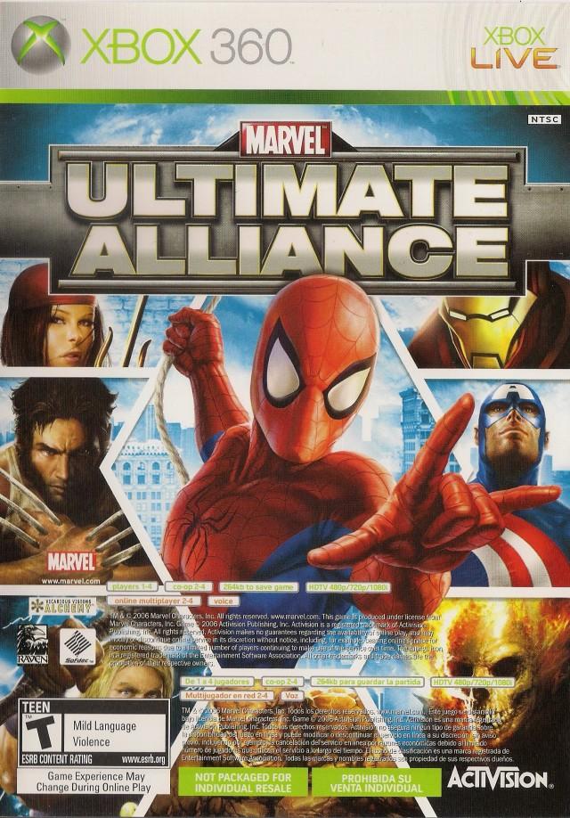 Marvel Ultimate Alliance & Forza 2 (Xbox 360)