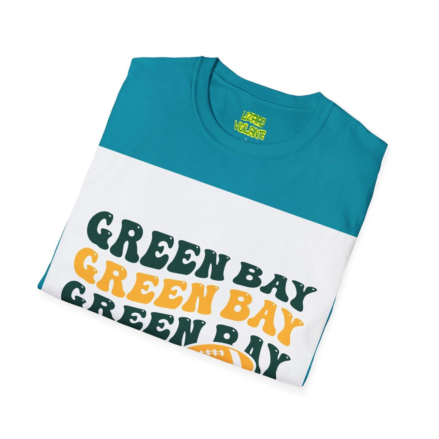 Green Bay Unisex Softstyle T-Shirt - Lizard Vigilante