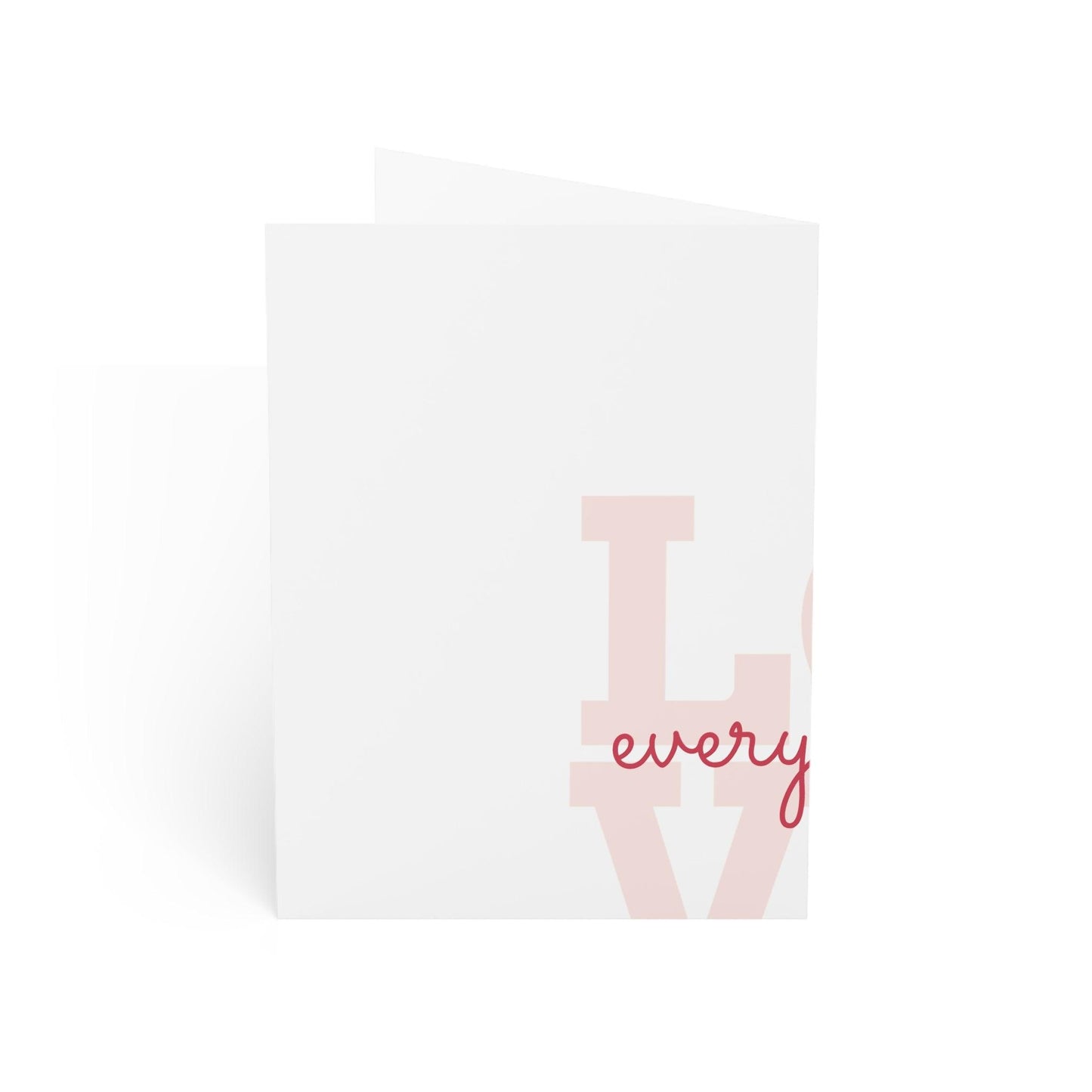 Love every day Greeting Cards (1, 10, 30, and 50pcs) Valentine's Day Holiday, Anytime - Lizard Vigilante