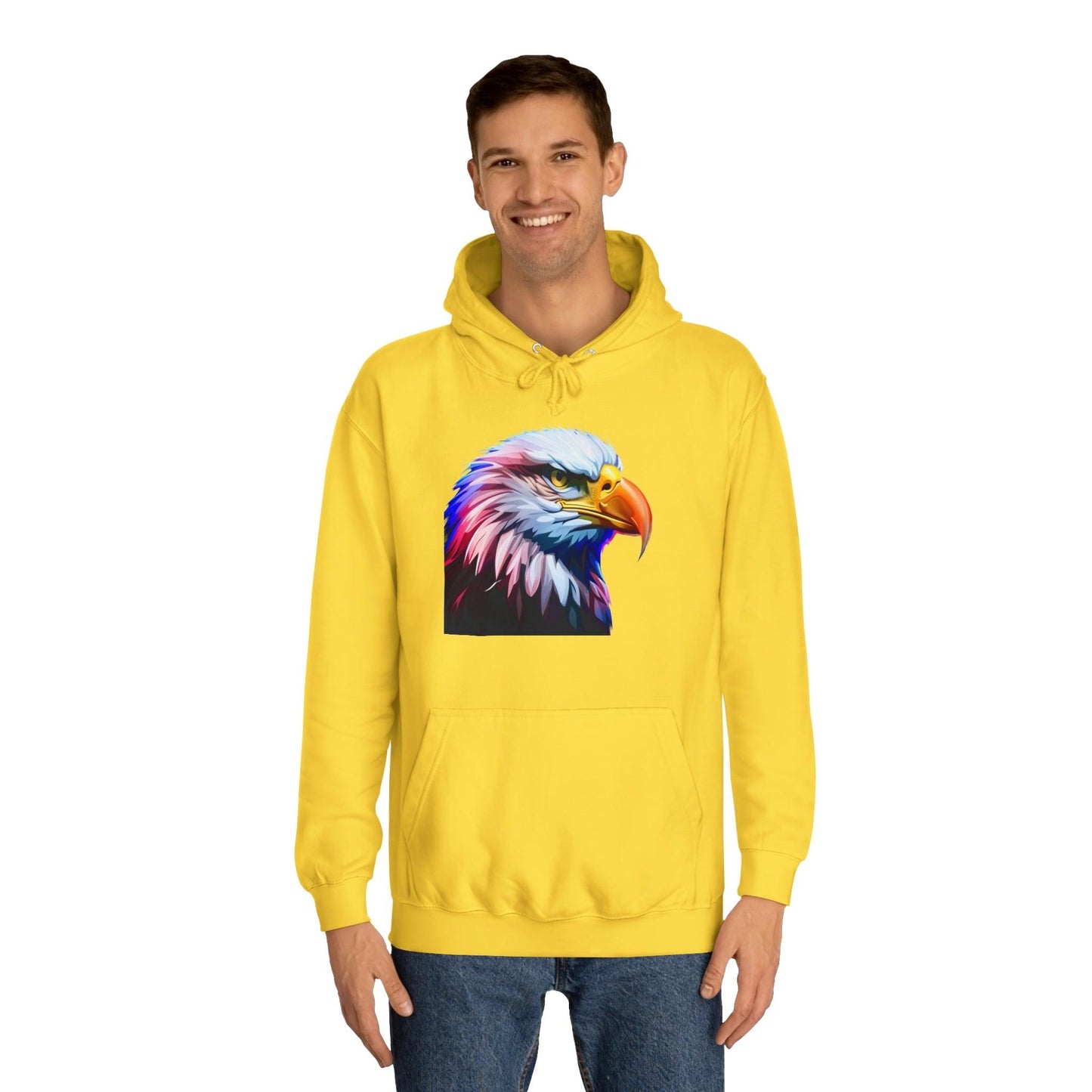 American Profile Unisex College Hoodie - Lizard Vigilante