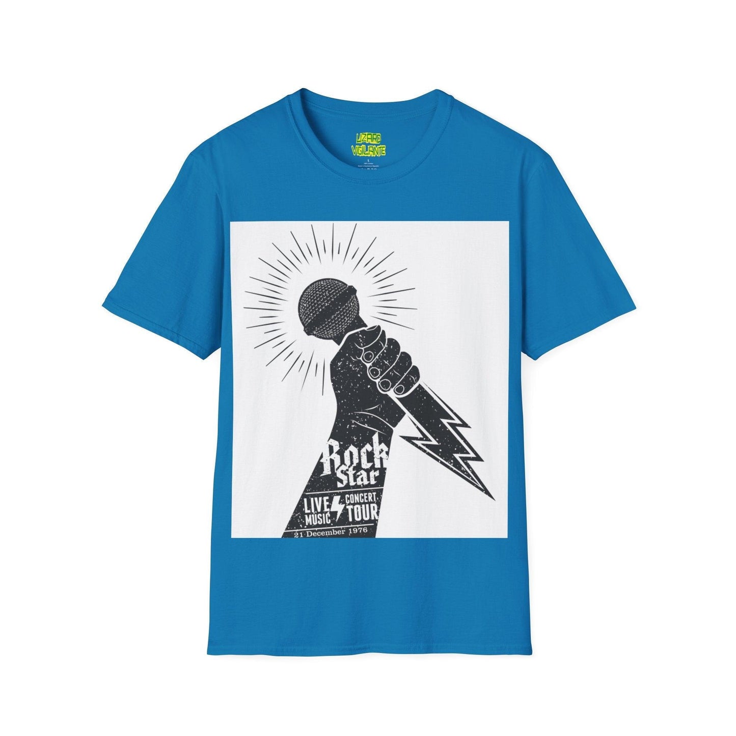 Rock Star Live Unisex Softstyle T-Shirt - Lizard Vigilante