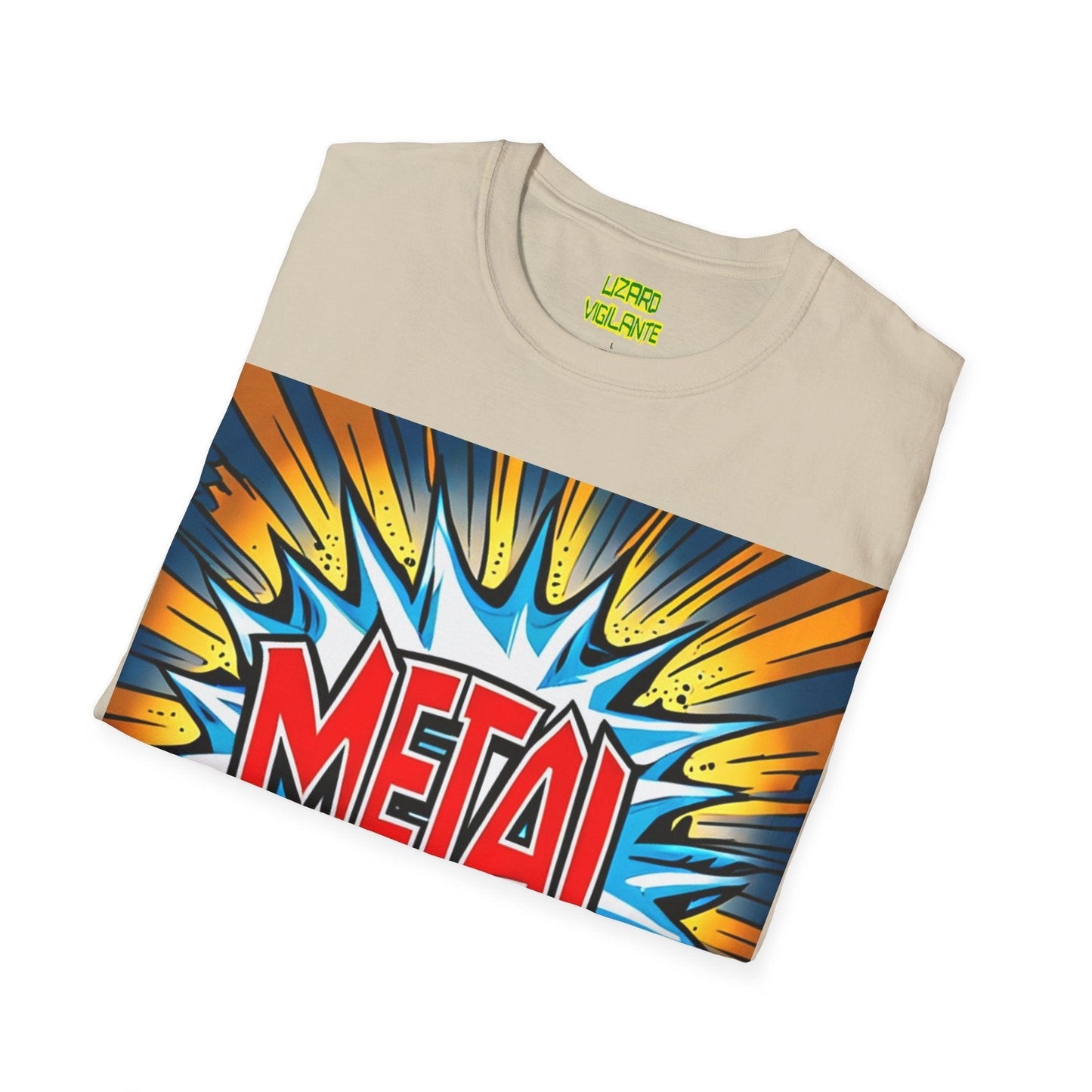 METAL Blasted Unisex Softstyle T-Shirt - Lizard Vigilante