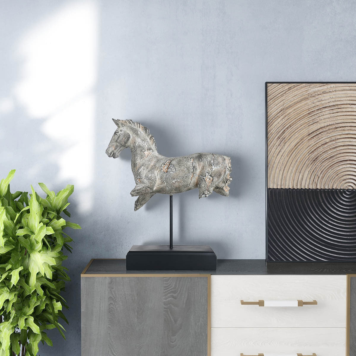 Living Room Entrance Office Horse Sculpture