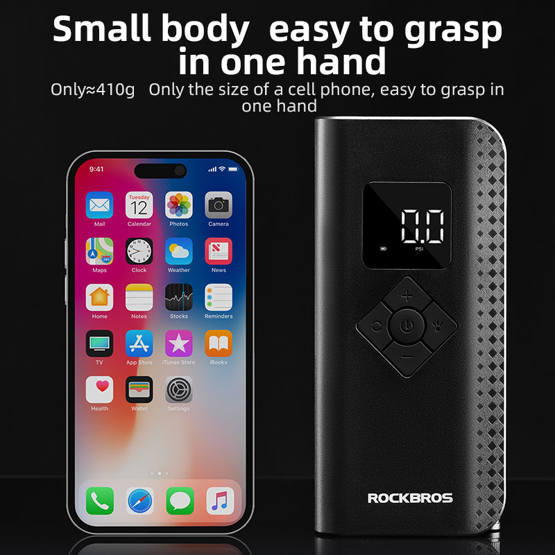 ROCKBROS A13 Mini Electric Air Bike Tire Pump 150PSl 2000mAh