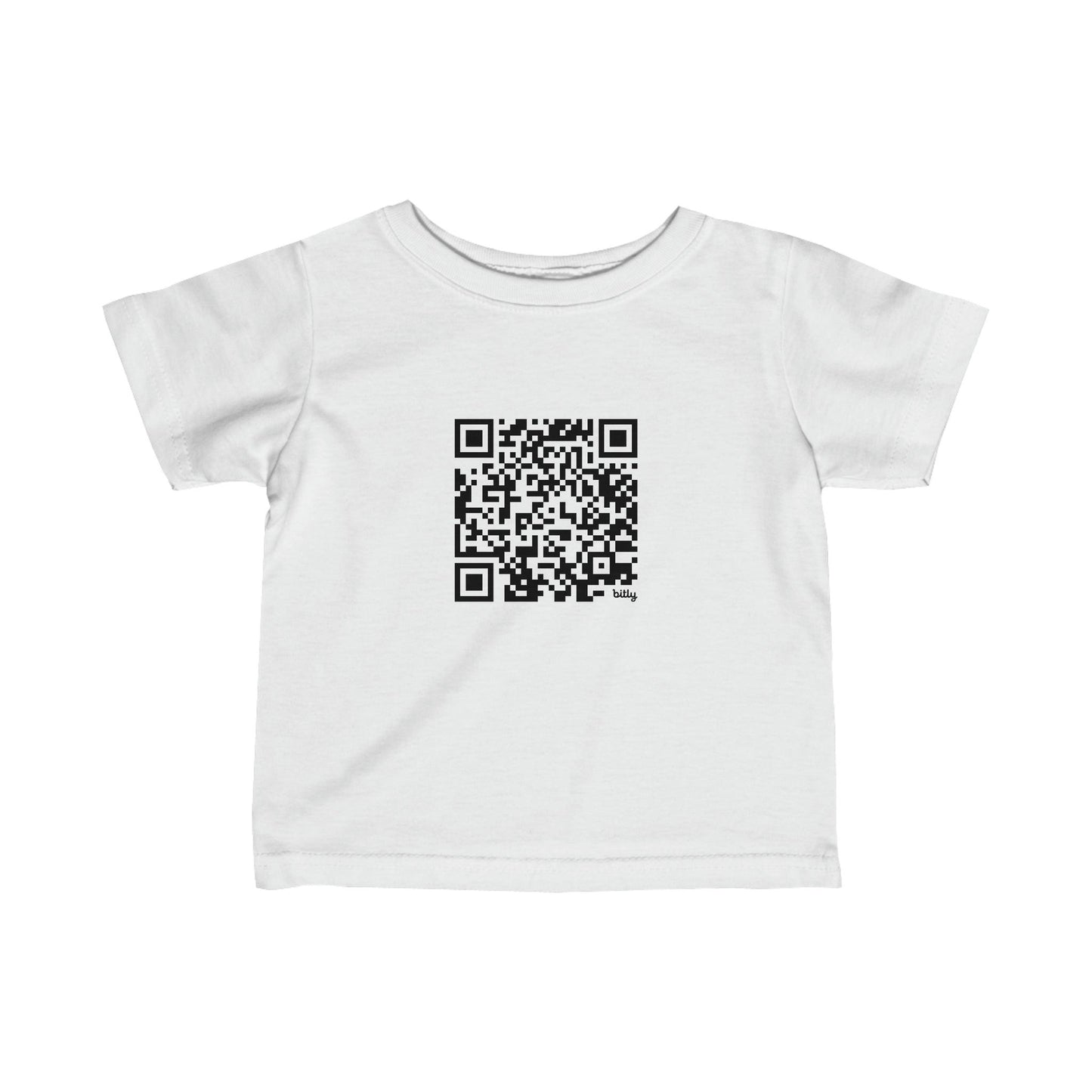 Comfy QR Code Infant Fine Jersey Tee - Lizard Vigilante