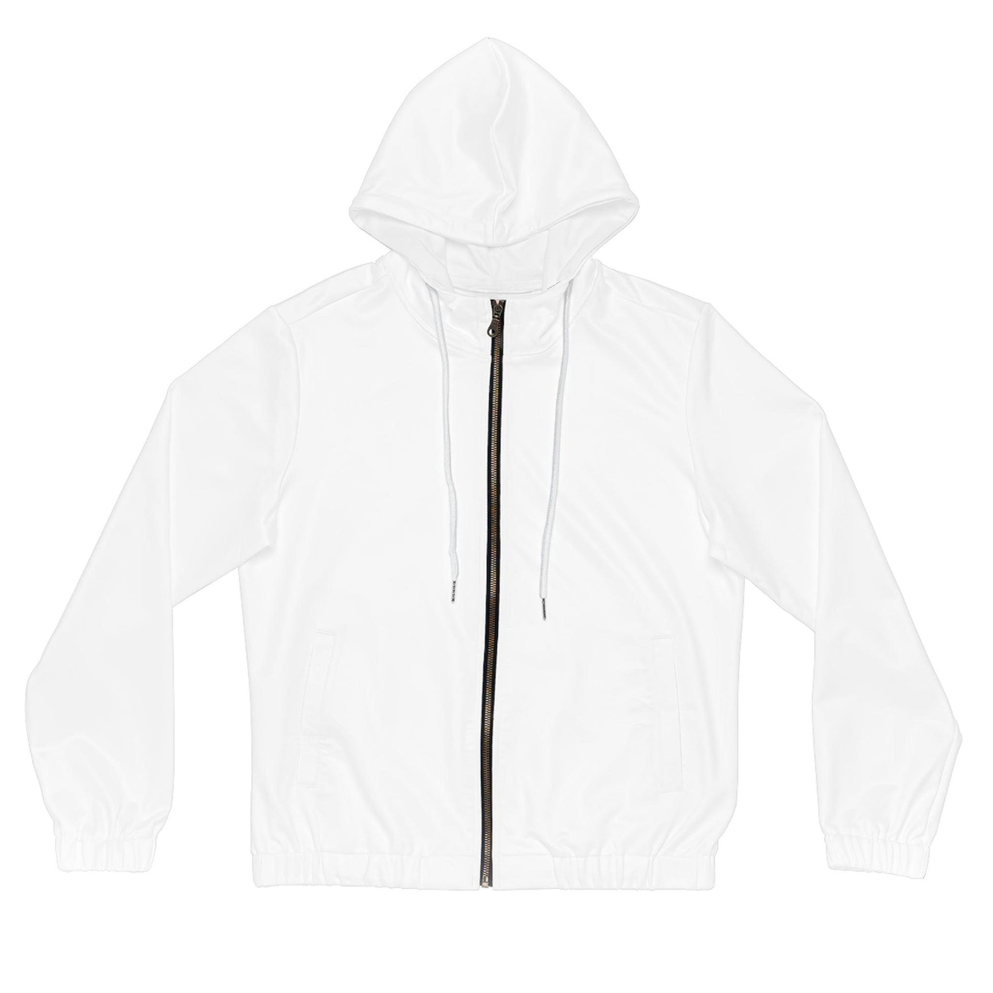 White Women’s Full-Zip Hoodie - Lizard Vigilante