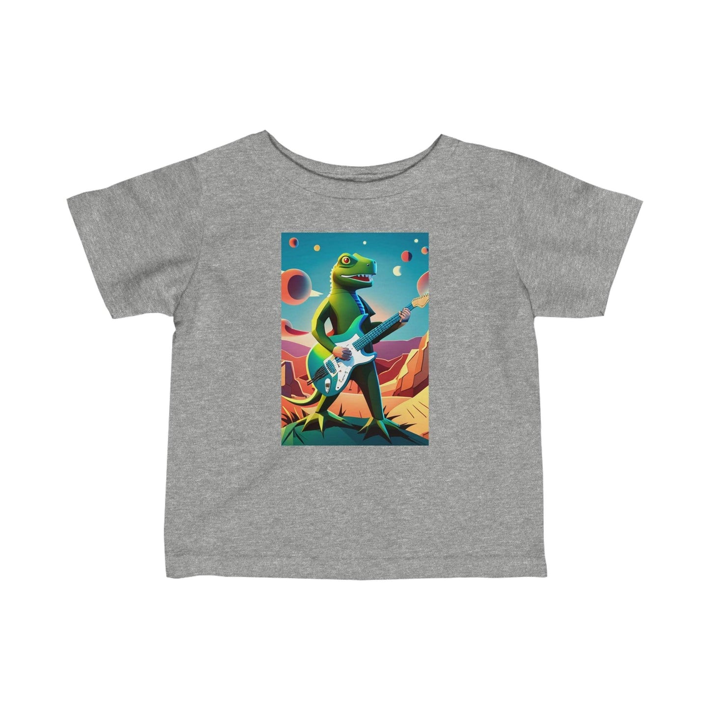 Comfy Lizard Vigilante Infant Fine Jersey Tee - Lizard Vigilante