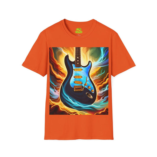 Electrical Guitar Unisex Softstyle T-Shirt - Lizard Vigilante