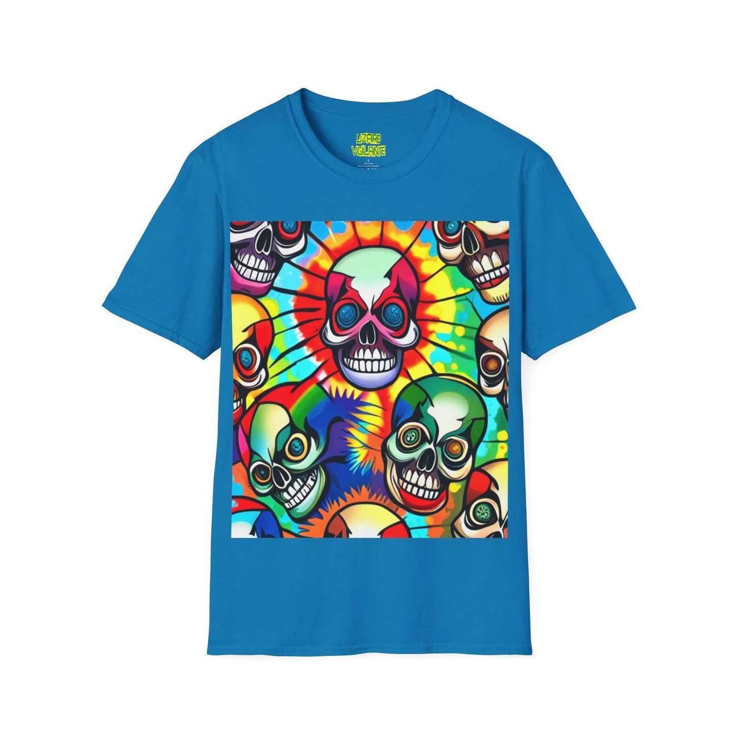 Cráneo Unisex Softstyle T-Shirt - Lizard Vigilante