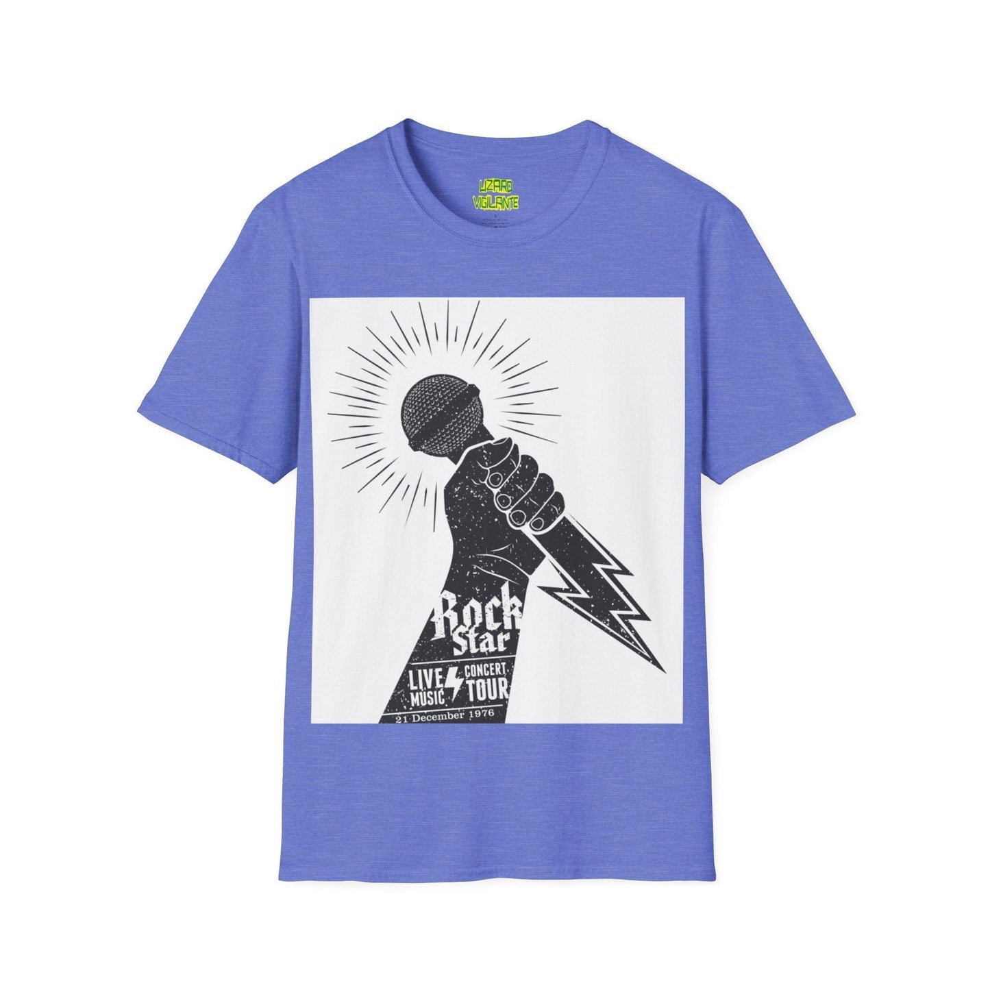 Rock Star Live Unisex Softstyle T-Shirt - Lizard Vigilante