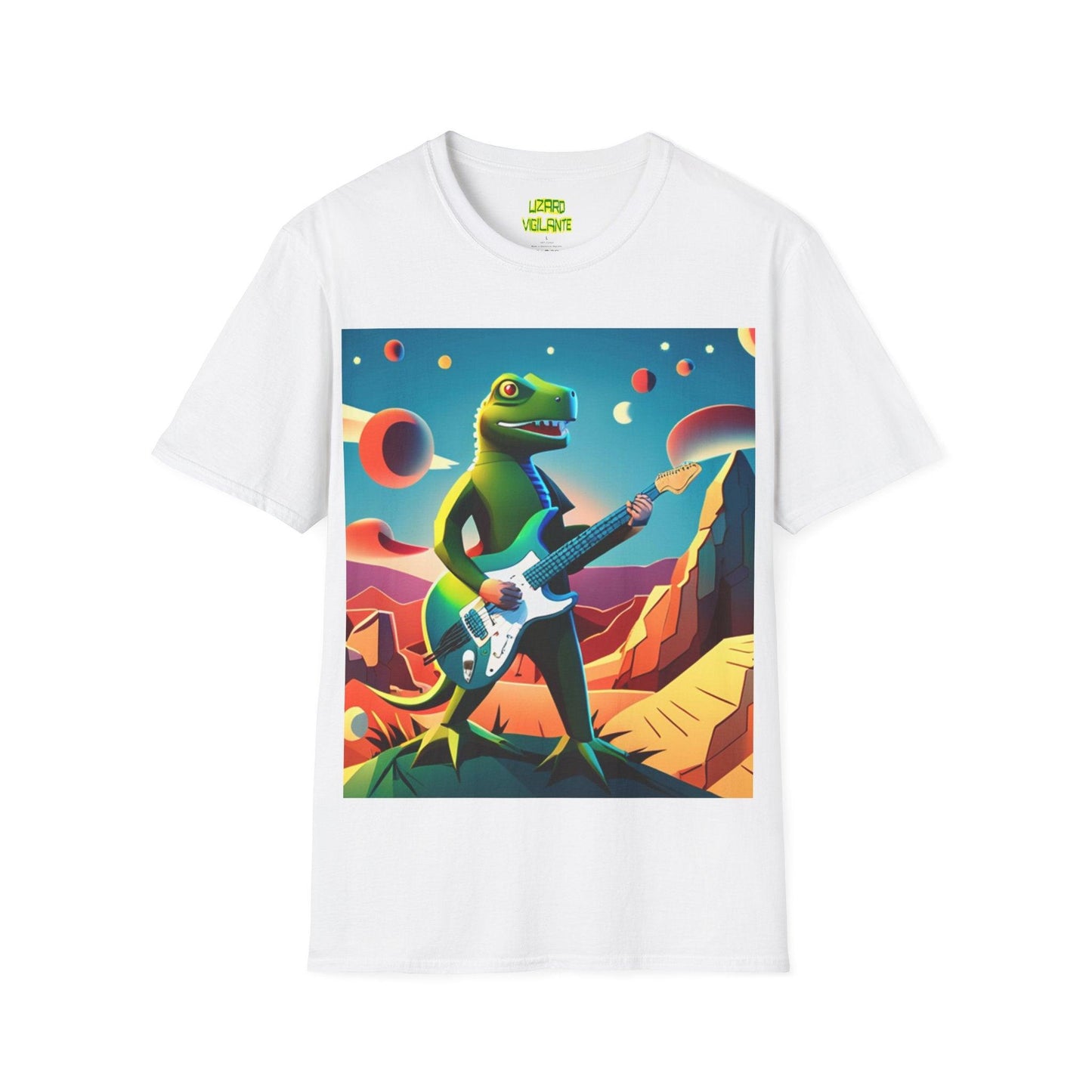 Lizard Vigilante Strats Unisex Softstyle T-Shirt - Lizard Vigilante