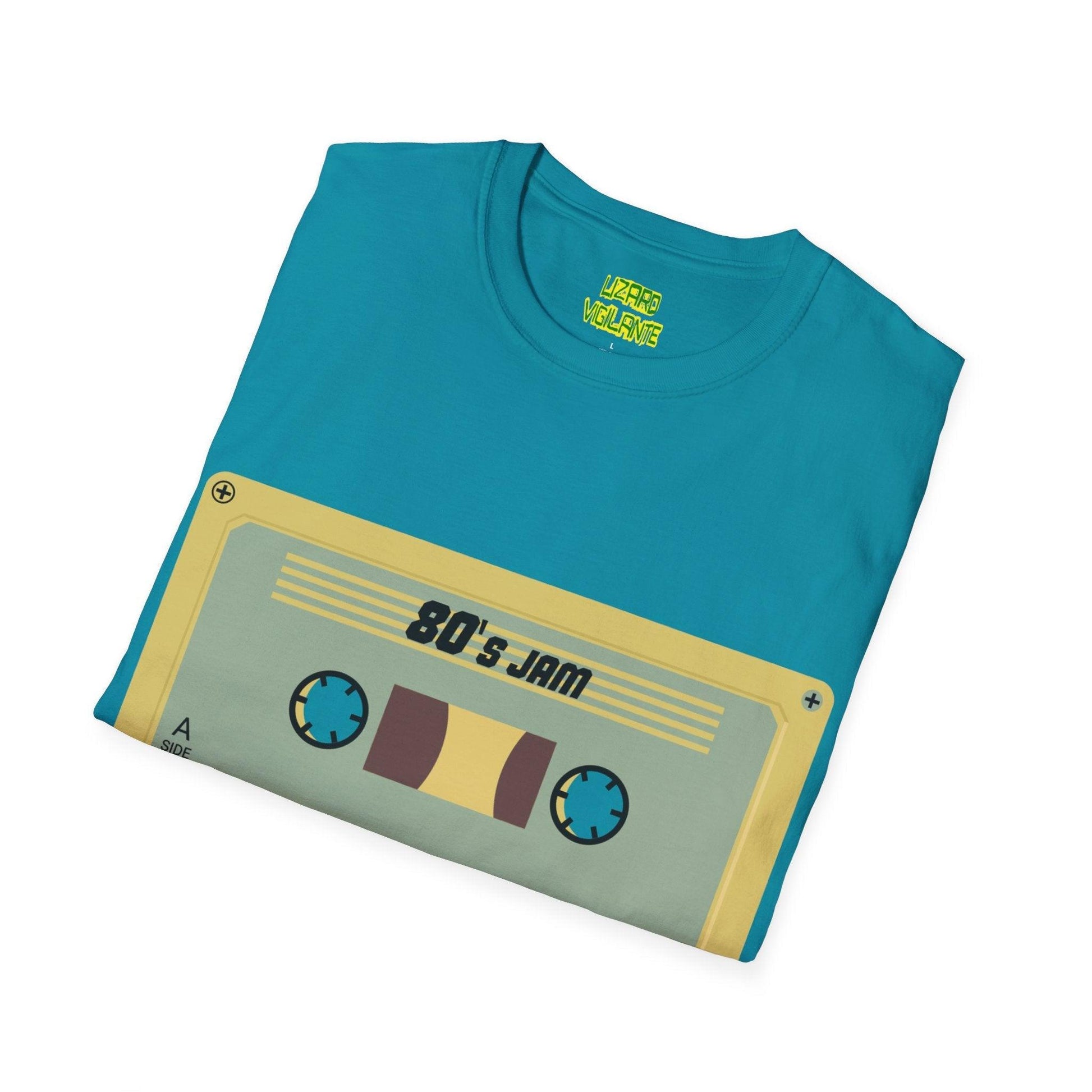 80's Jam Unisex Softstyle T-Shirt - Lizard Vigilante