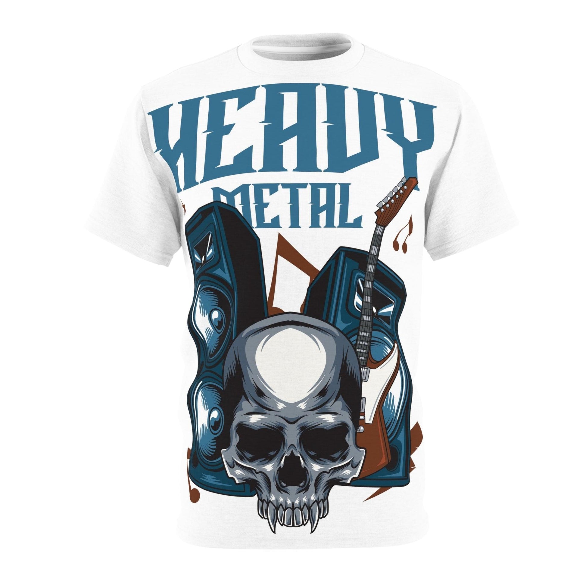 Skull Heavy Metal Unisex Tee - Lizard Vigilante