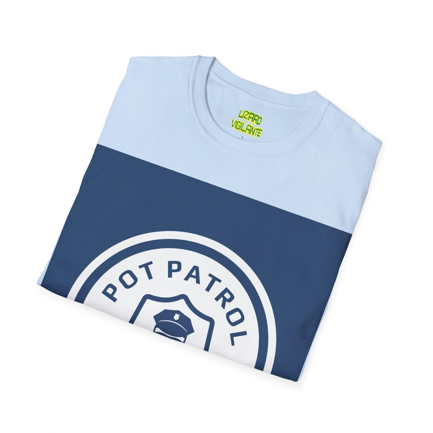 Pot Patrol Unisex Softstyle T-Shirt - Lizard Vigilante