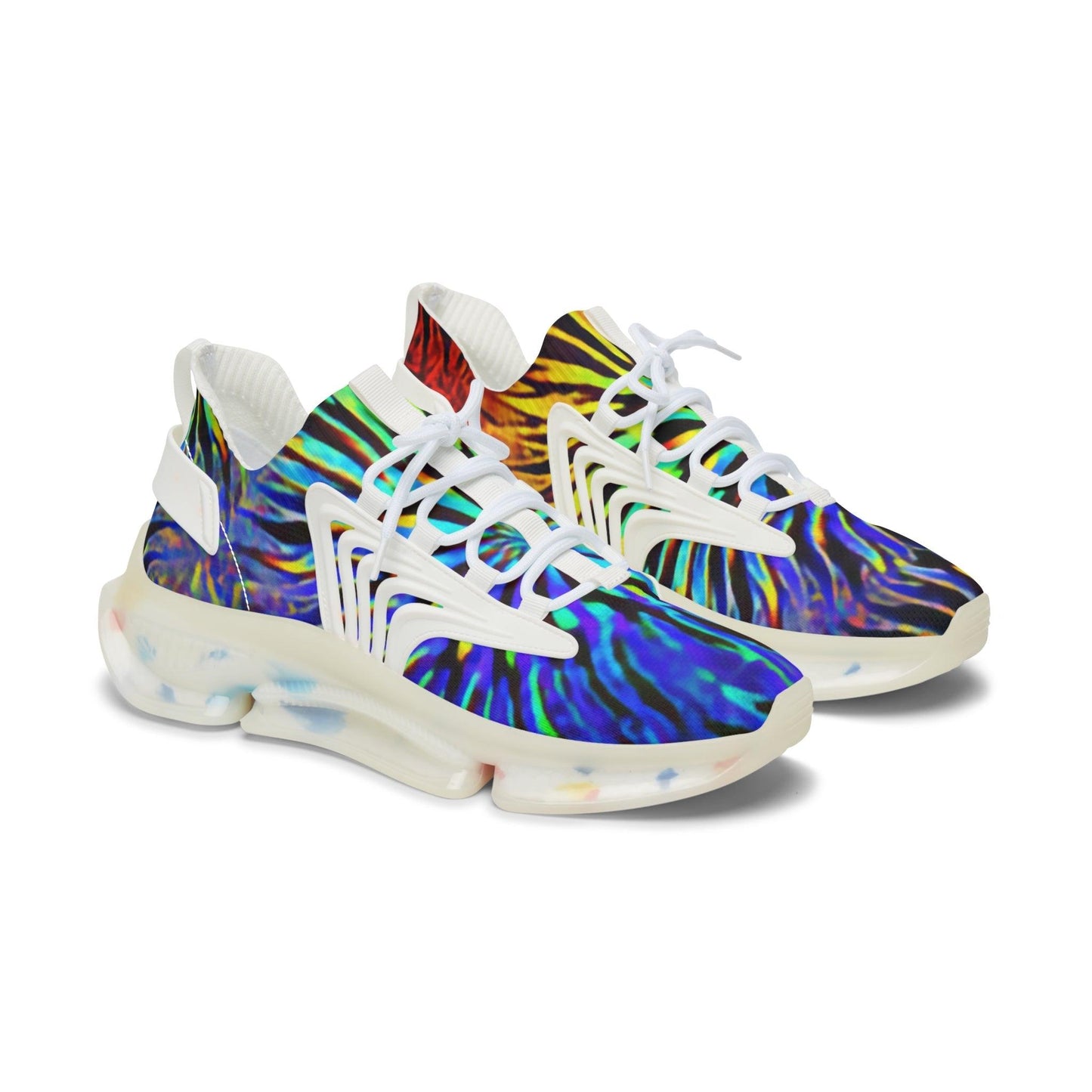 Tie Dyed Women's Mesh Sneakers - Lizard Vigilante