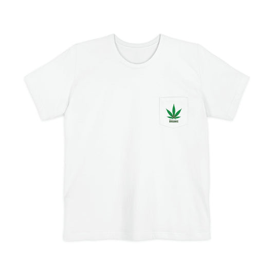 It's Organic Pot Leaf Unisex Pocket T-shirt - Lizard Vigilante