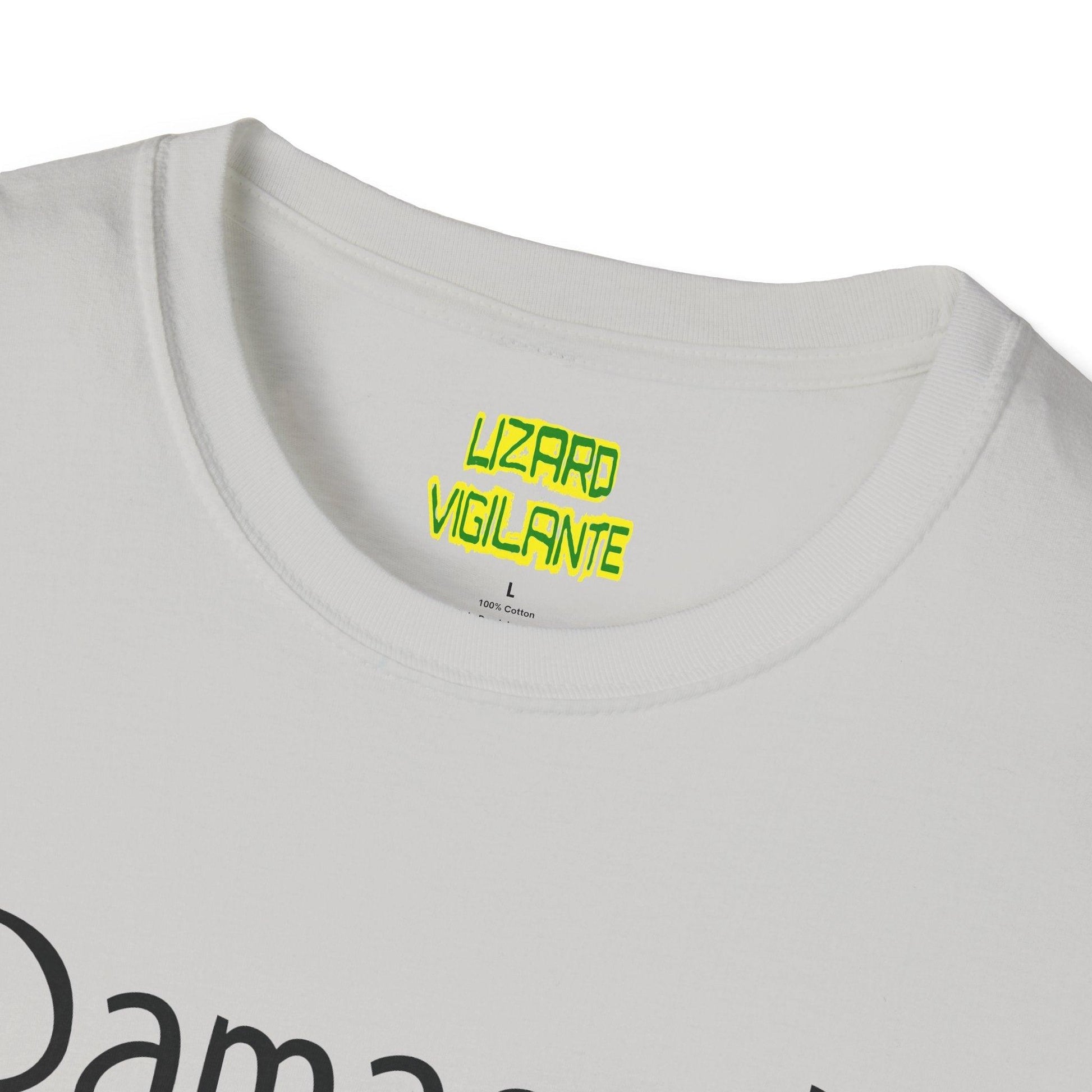 Damaged but doable. Unisex Softstyle T-Shirt - Lizard Vigilante