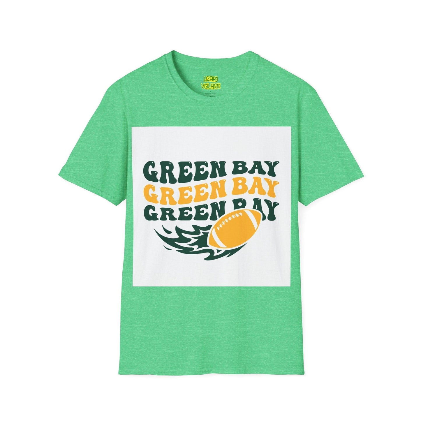 Green Bay Unisex Softstyle T-Shirt - Lizard Vigilante