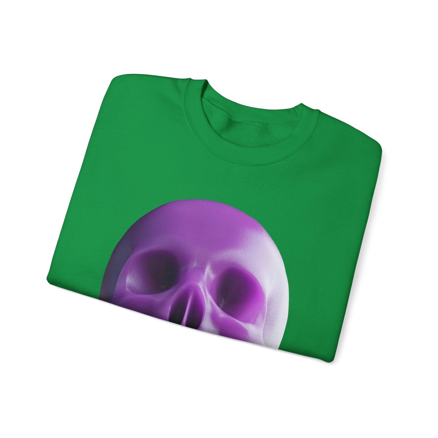 The Purple Skull of Glory Unisex Heavy Blend™ Crewneck Sweatshirt - Lizard Vigilante