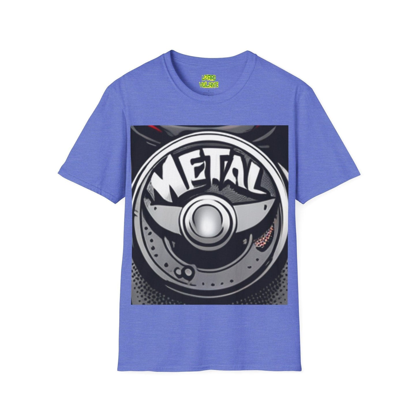 METAL Puree' Logo Unisex Softstyle T-Shirt - Lizard Vigilante