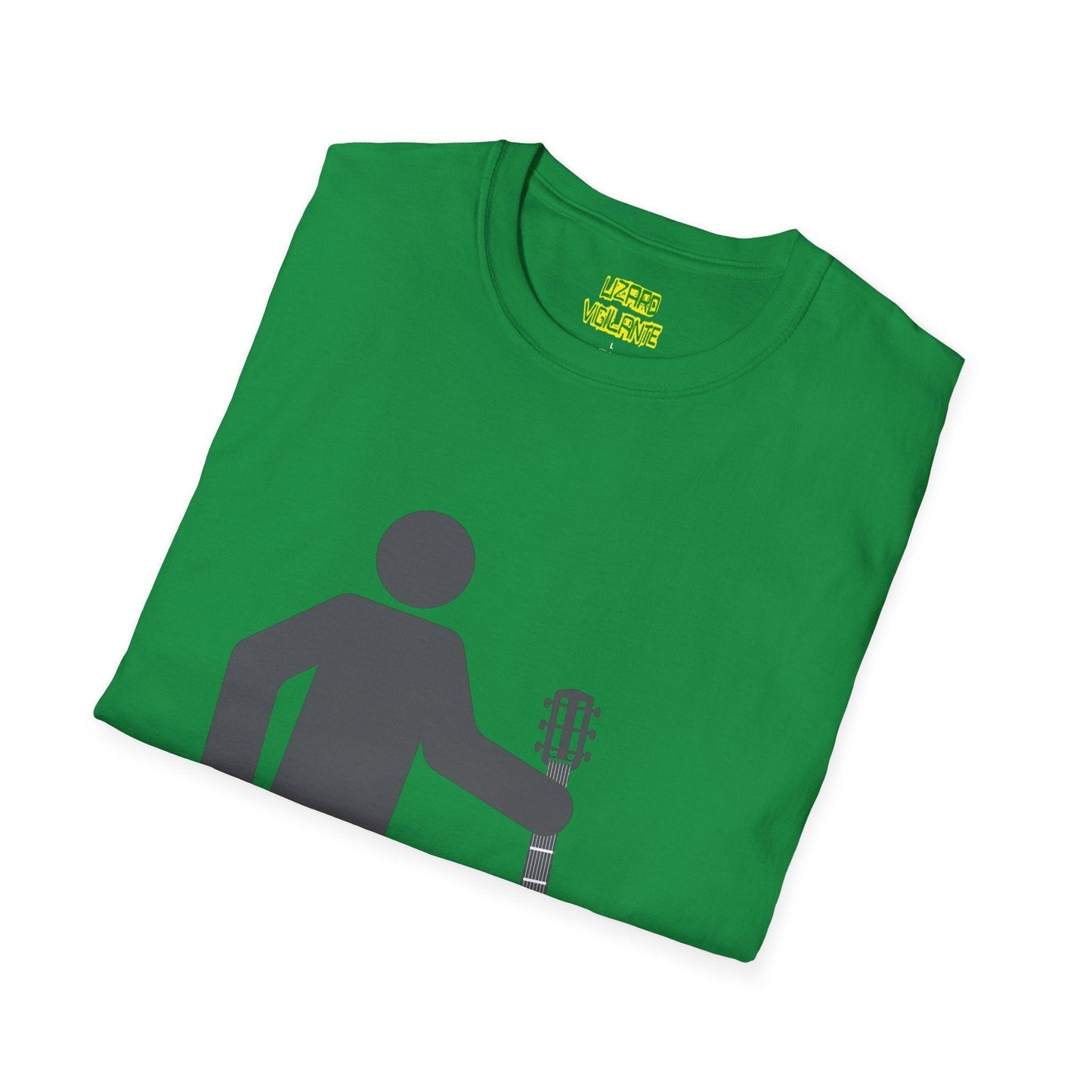 GuitarMan Unisex Softstyle T-Shirt - Lizard Vigilante