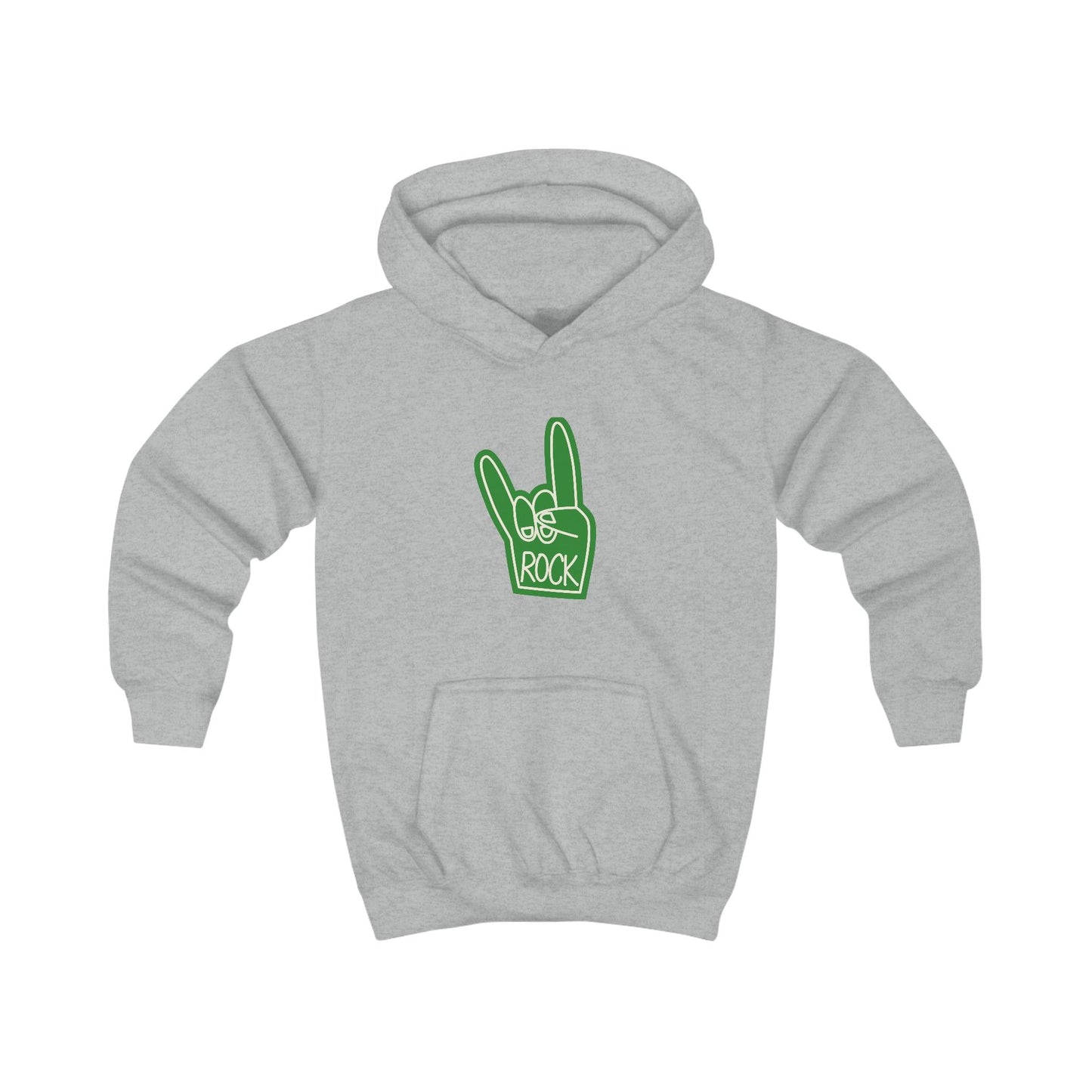 Dio Rock Horns Hand Gesture Kids Hoodie - Lizard Vigilante