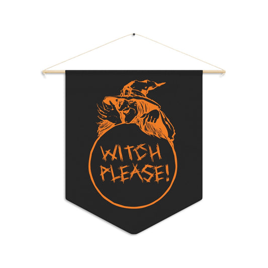 Witch Please Pennant - Lizard Vigilante