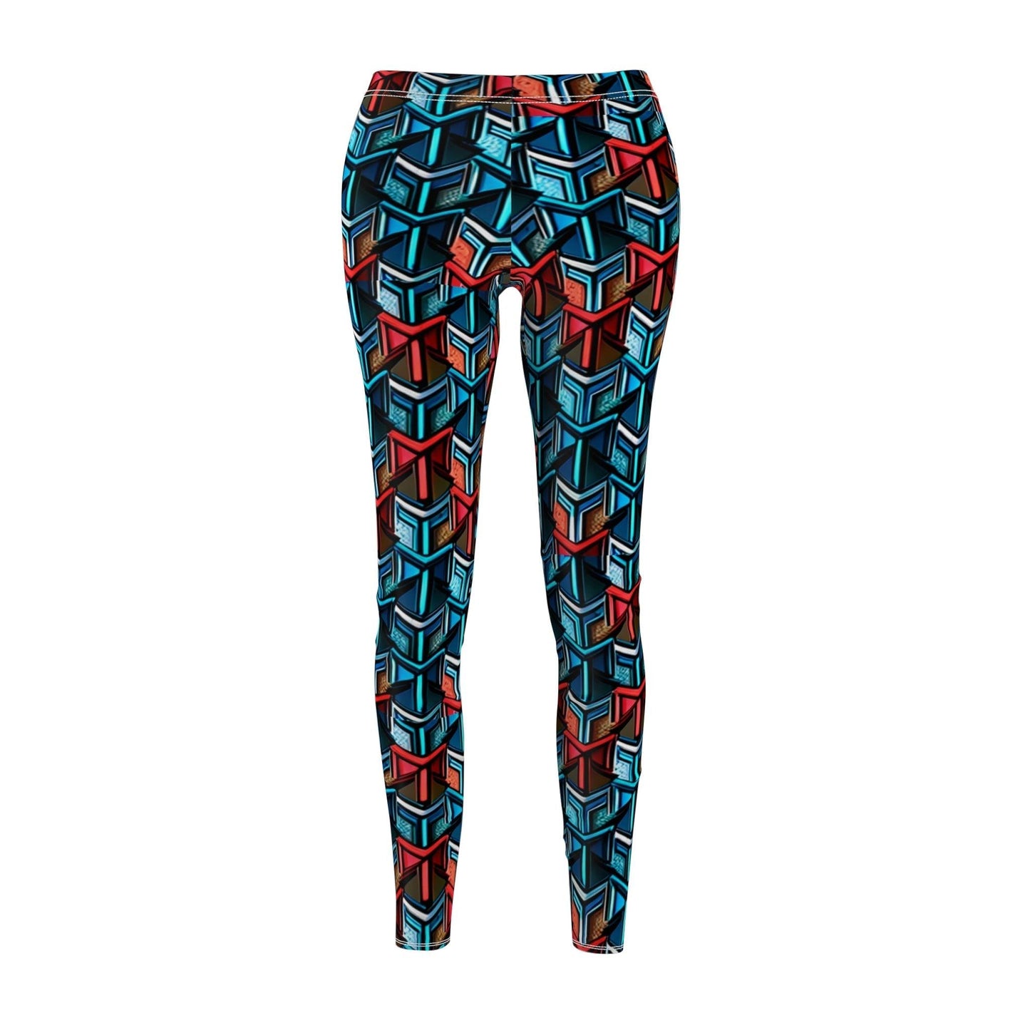 Geotrick Women's Casual Leggings - Lizard Vigilante