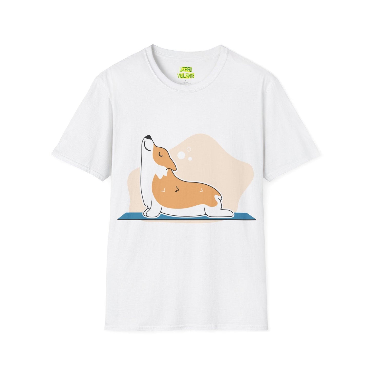 Yoga Dog Pose Unisex Softstyle T-Shirt - Lizard Vigilante